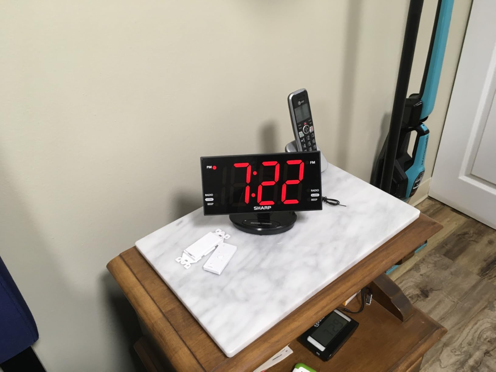 Sharp AccuSet Digital Alarm Clock, 8.9