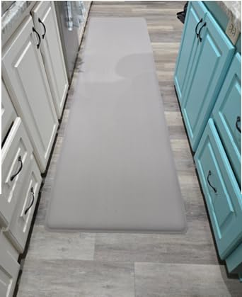 4/5 Inch Thick Kitchen Mats for Floor, StepRite Kitchen Rug for Standing Desk, Non-Slip, Thicker, Stain Resistant, Water Resistant, Comfort Anti Fatigue Floor Mat for Home, Kitchen, Office - Black customer photo 2
