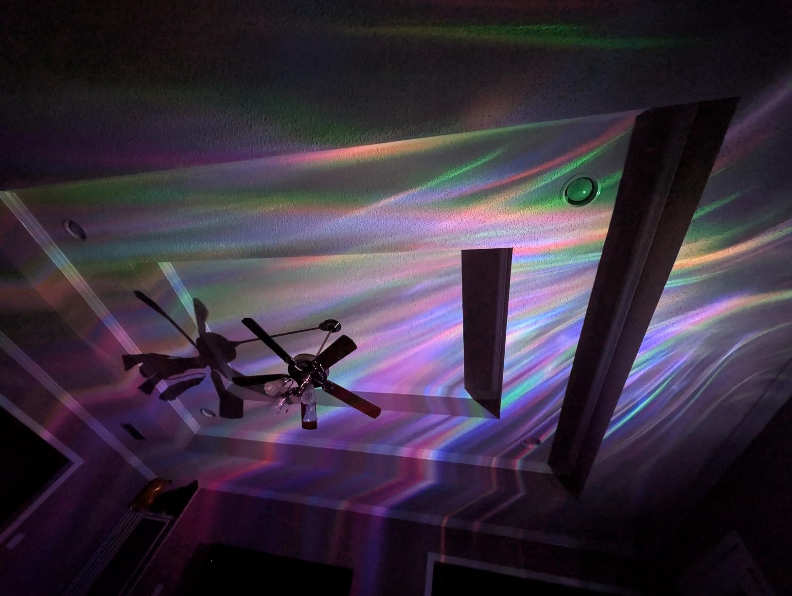 ENOKIK Galaxy Projector, Star Aurora Projector Built-in Bluetooth Speaker, Night Light for Kids Adults, White Noise Light for Home Decor/Relaxation/Party/Music/Gift (Black) customer photo 1
