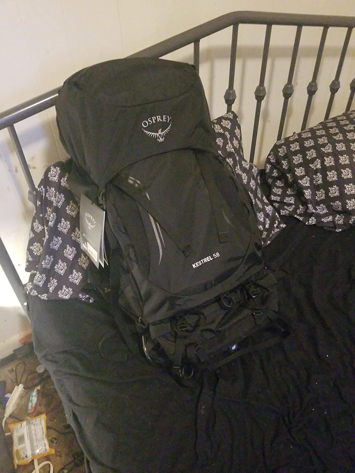 Osprey Kestrel 58L Men's Backpacking Backpack, Bonsai Green, L/XL customer photo 1