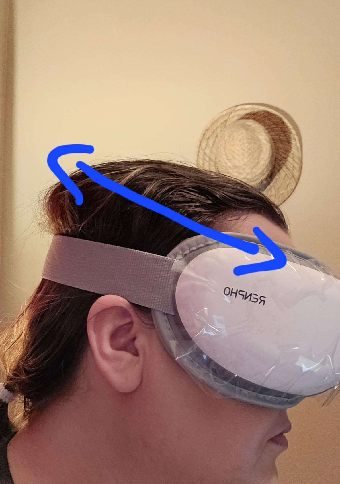 RENPHO Eyeris Smart Eye Massager with App Control, FSA Eligible HSA, Eye Mask with Heat & Wireless Music for Dry Eyes & Head Tension, Perfect Relaxing Birthday Gifts for Women and Men customer photo 1