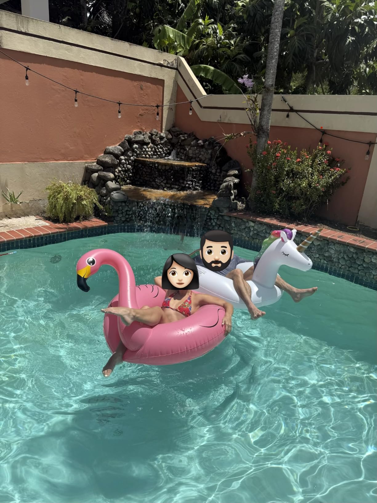 Jasonwell 2 Pack Unicorn Flamingo Pool Floaties - Inflatables Rafts for Swimming, Lake, Beach - Floaty Swim Rings for Adults, Kids customer photo 1