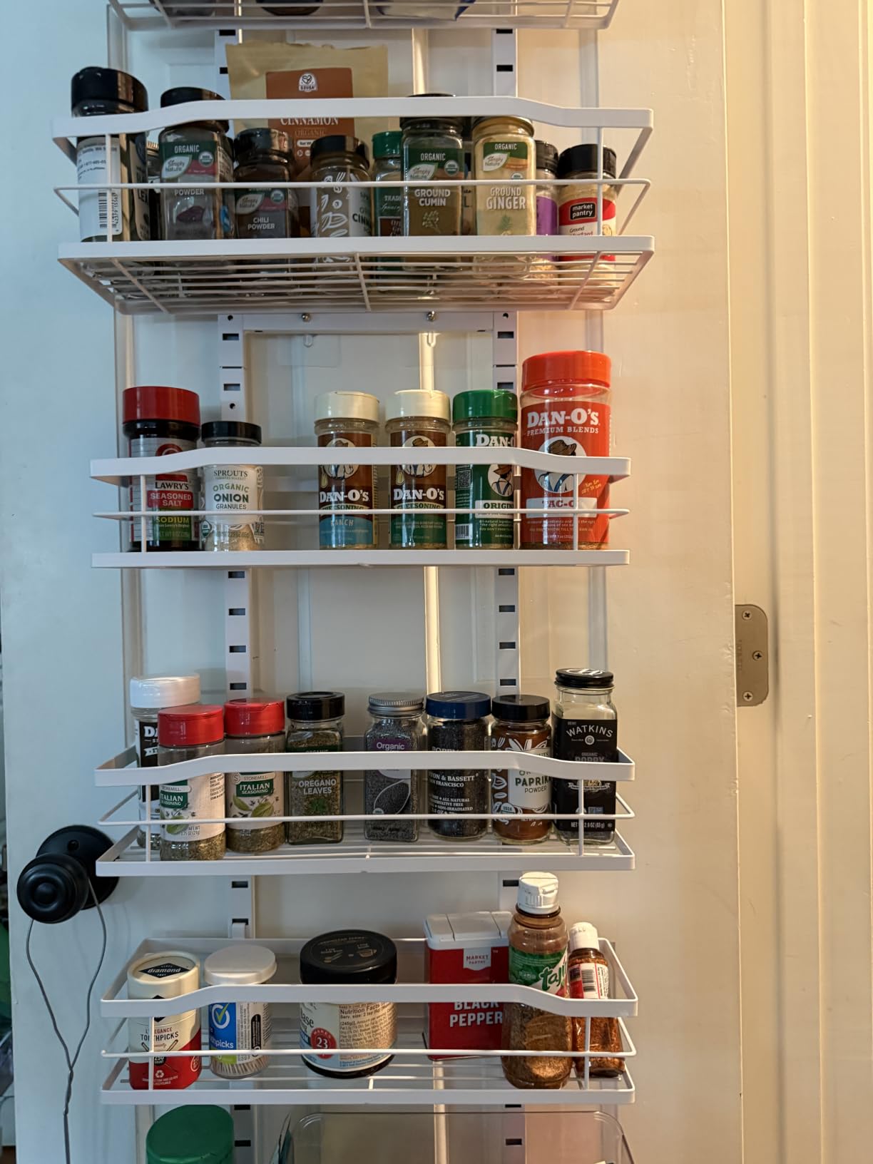 Moforoco White 9-Tier Over The Door Pantry Organizer customer photo 2
