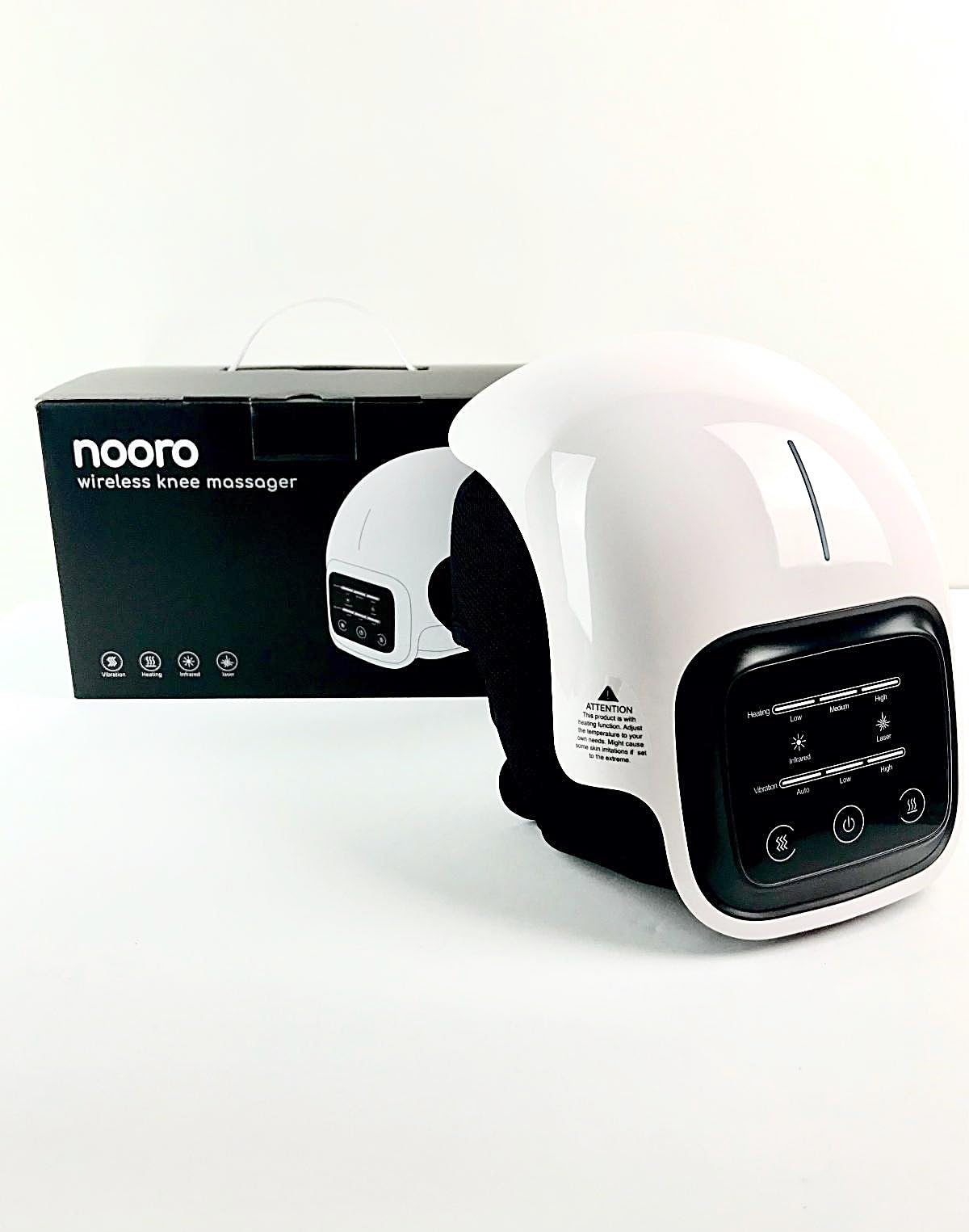 nooro Portable Knee Massager with Heat, Red Light, & Massage Therapy, Relax Tight Muscles and Helps Minor Joint Stiffness and Discomfort, Hands-Free Design customer photo 2