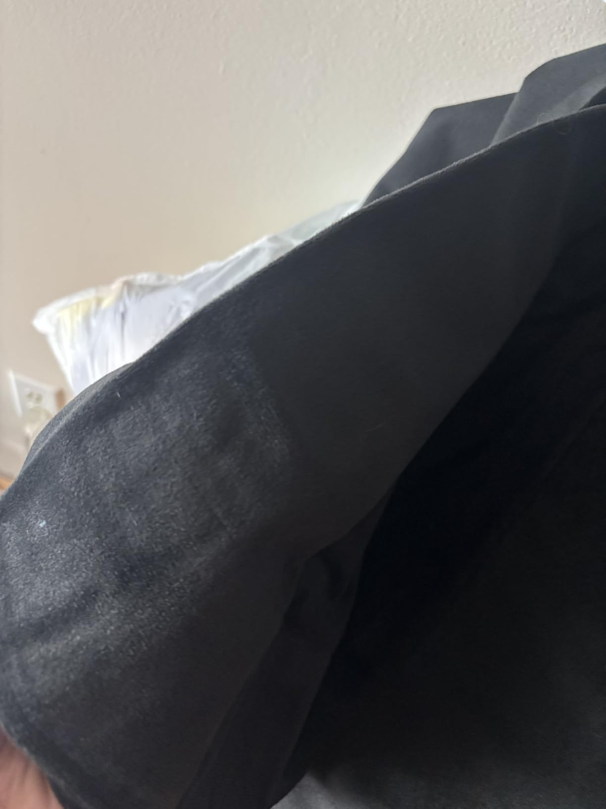 Joydeco 100% Blackout Velvet Curtains 84 Inch, Luxury Thermal Insulated Black Velvet Curtains for Bedroom Living Room, Soundproof Blackout Window Drapes, Rod Pocket & Back Tab (52W x 84L) customer photo 2