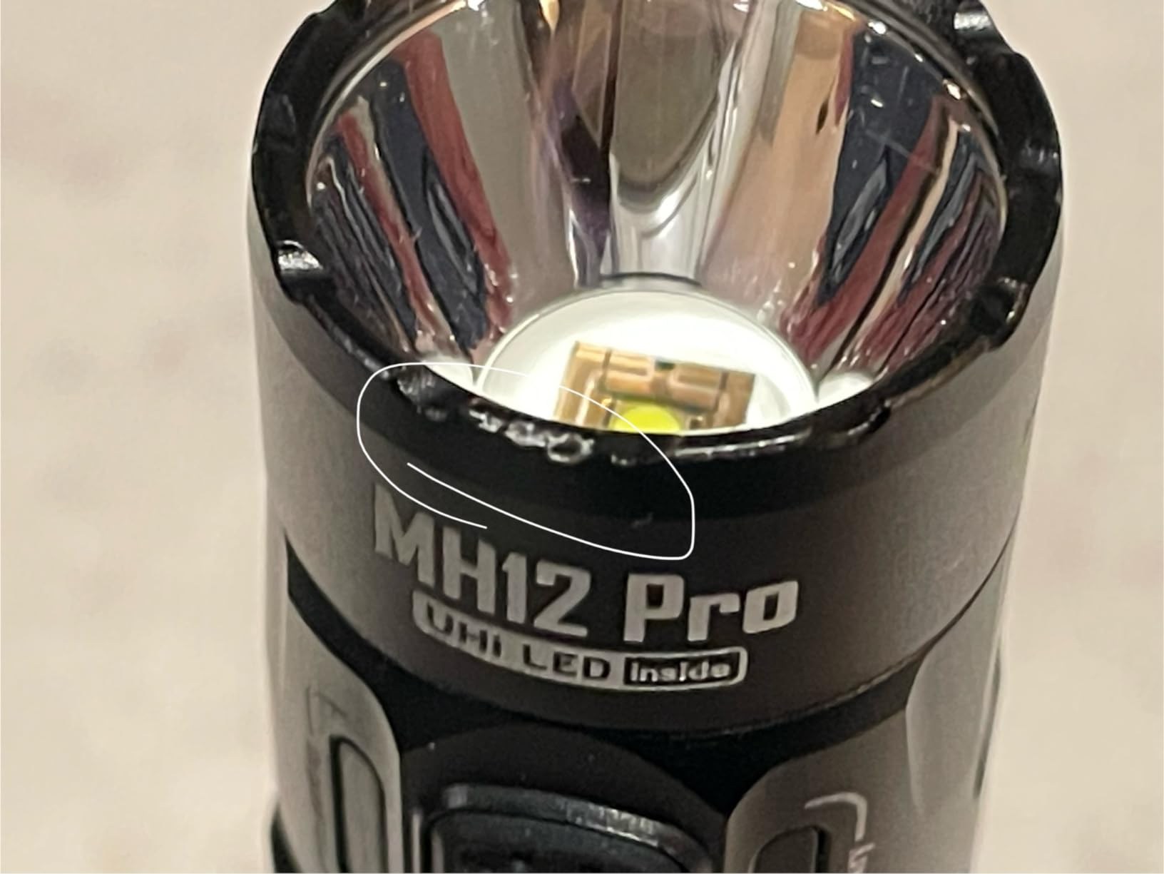 Nitecore MH12 Pro Tactical Flashlight, 3300 Lumen high Lumen USB-C Rechargeable Long Throw Compact EDC Duty Light with Holster and Lumentac Organizer customer photo 2