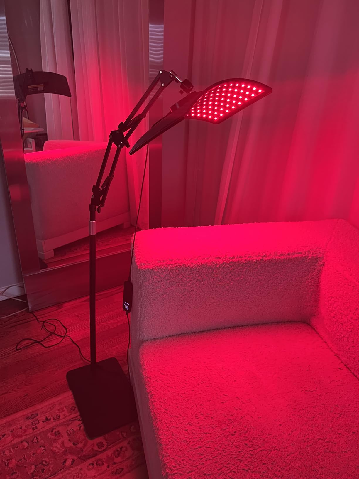 Viconor Red Light Therapy for Face and Body, Red Infrared Light Therapy Lamp with Stand Led 660nm & 850nm Infrared Light Device for Body customer photo 1