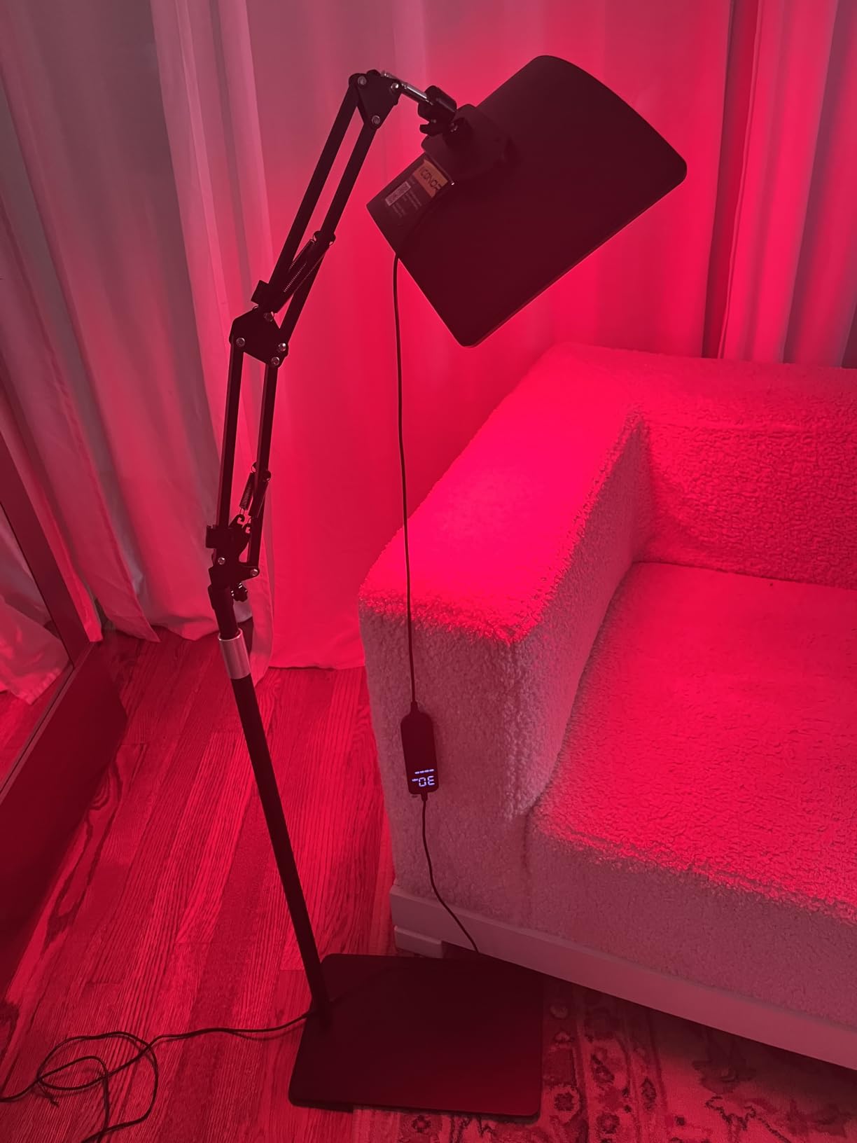 Viconor Red Light Therapy for Face and Body, Red Infrared Light Therapy Lamp with Stand Led 660nm & 850nm Infrared Light Device for Body customer photo 2