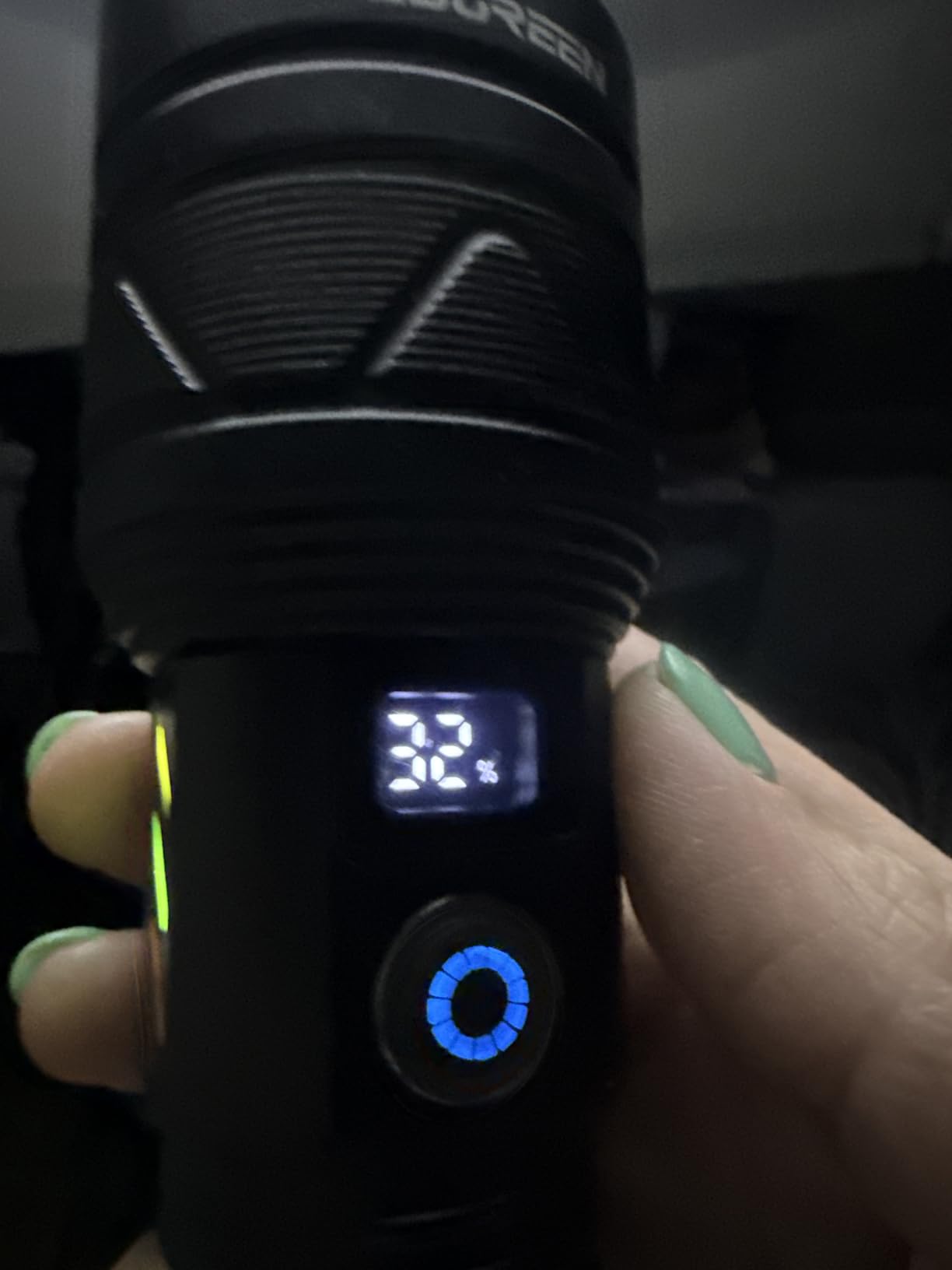 Rechargeable Flashlight 100000 High Lumen with Mini UV 365nm Light | Super Bright 30W LED, Safe USB C Charging, Long Range & Long Lasting, Heavy Duty, Multi-functional for Emergency Home Camping customer photo 2