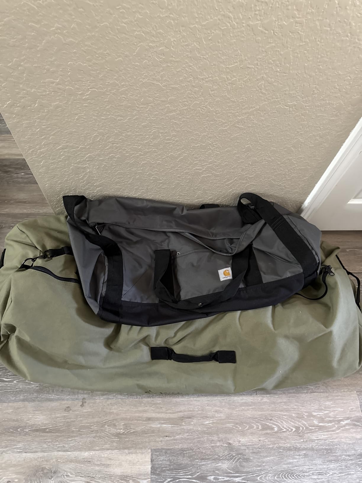 Carhartt Classic Round Duffel with Utility Pouch, Heavy-Duty customer photo 1
