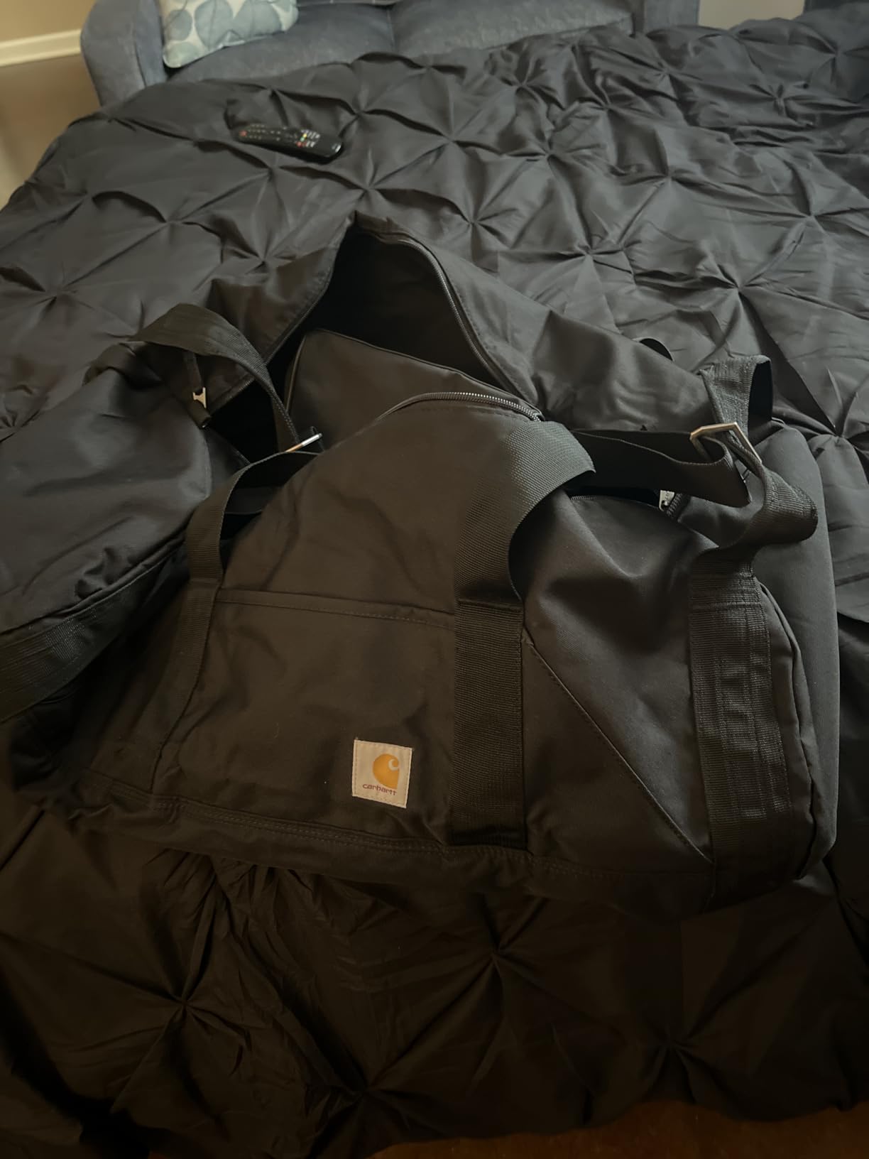 Carhartt Classic Round Duffel with Utility Pouch, Heavy-Duty customer photo 2