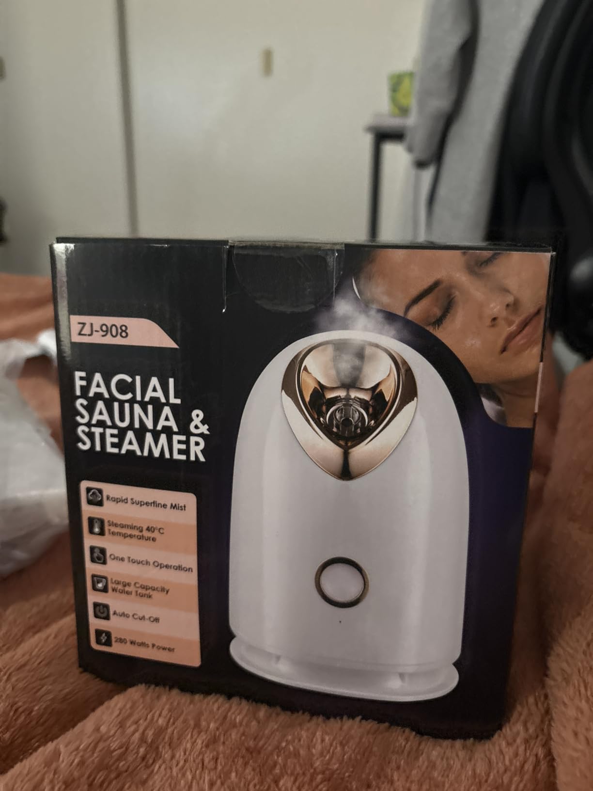 Pjordo Facial Steamer Spa Kit with 17 Skin Care Tools, Nano Ionic Face Steamer for Deep Cleaning Unclogs Pores, Warm Mist Humidifier Steamer for Face Home Sauna SPA, Self Care Gifts for Women customer photo 1