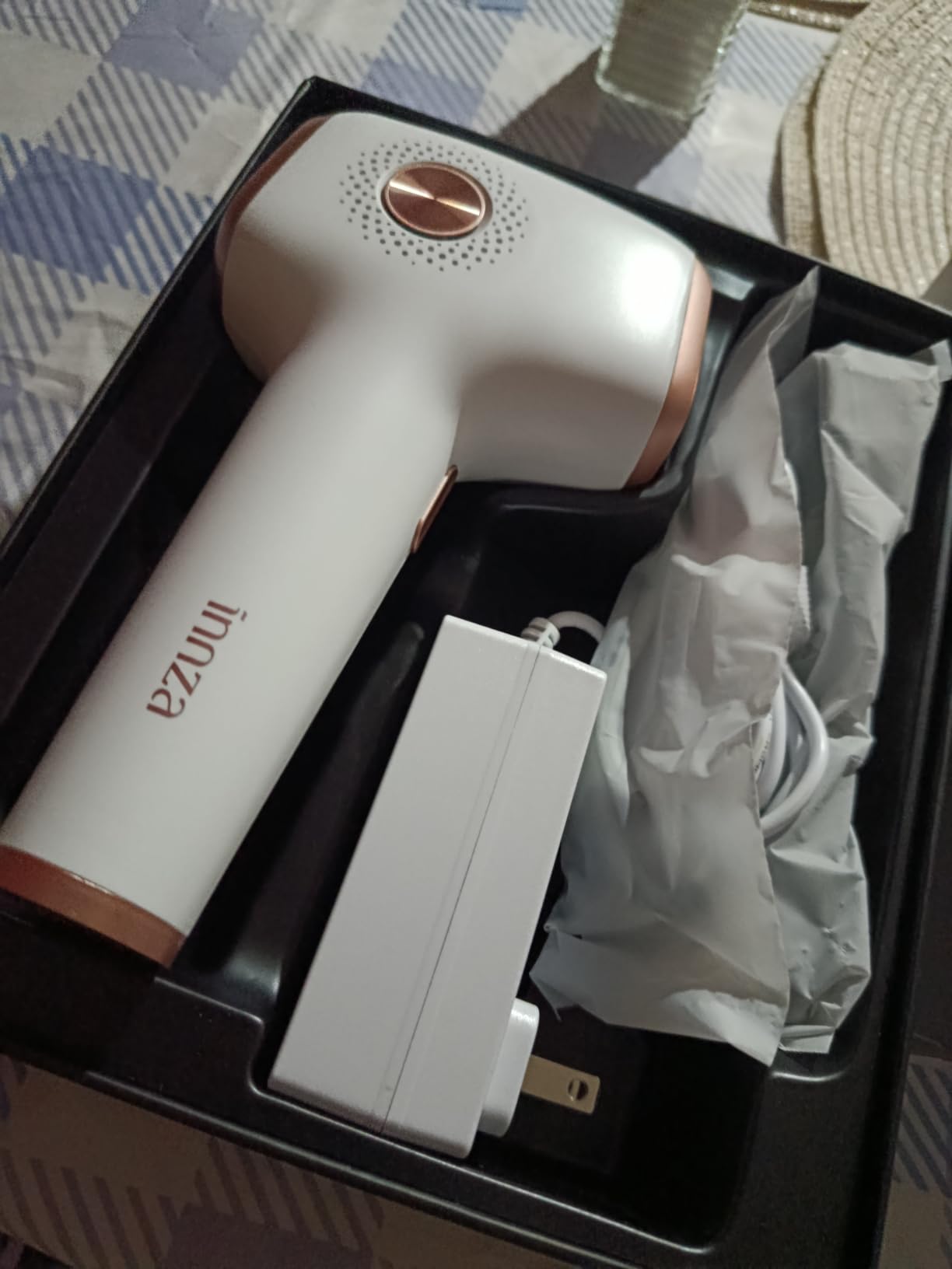 INNZA IPL Hair Removal with Ice Cooling Care Function for Women,Long-Lasting Results,999,999 Flashes Painless Hair Removal, Hair Removal Device for Armpits Legs Arms Bikini Line customer photo 1