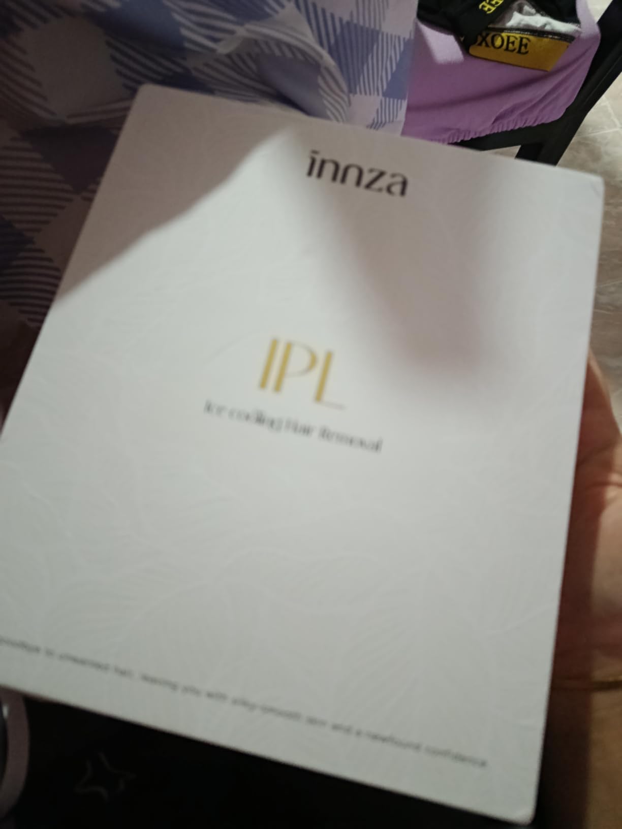 INNZA IPL Hair Removal with Ice Cooling Care Function for Women,Long-Lasting Results,999,999 Flashes Painless Hair Removal, Hair Removal Device for Armpits Legs Arms Bikini Line customer photo 2