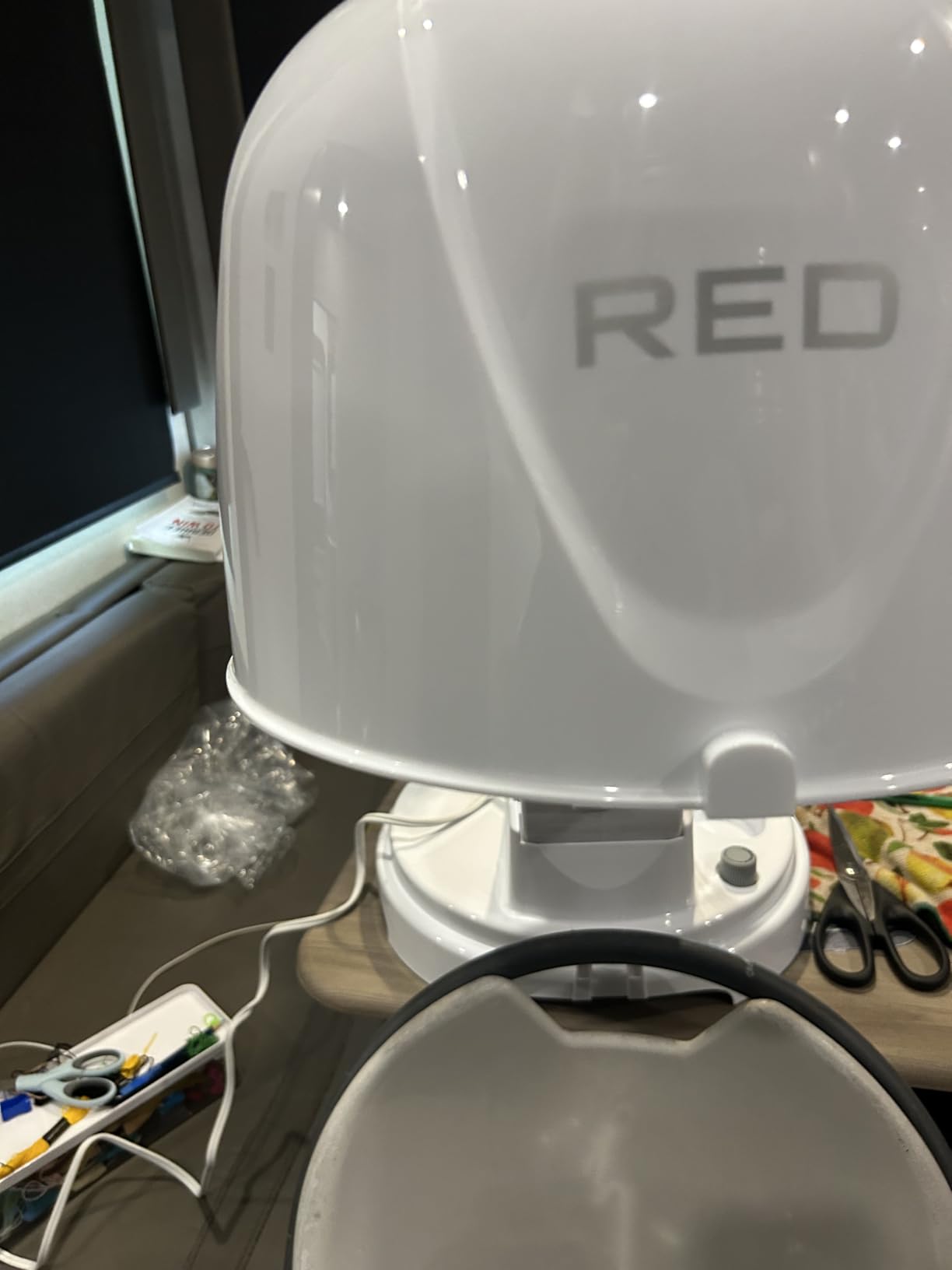 Red by Kiss 3000 Ceramic Tourmaline Professional Hood Dryer, 4 Heat Settings Blow Dryer for Home & Salon, Height Adjustable Convenient Big Hood Size Extra Coverage (1875 Wattage) customer photo 2