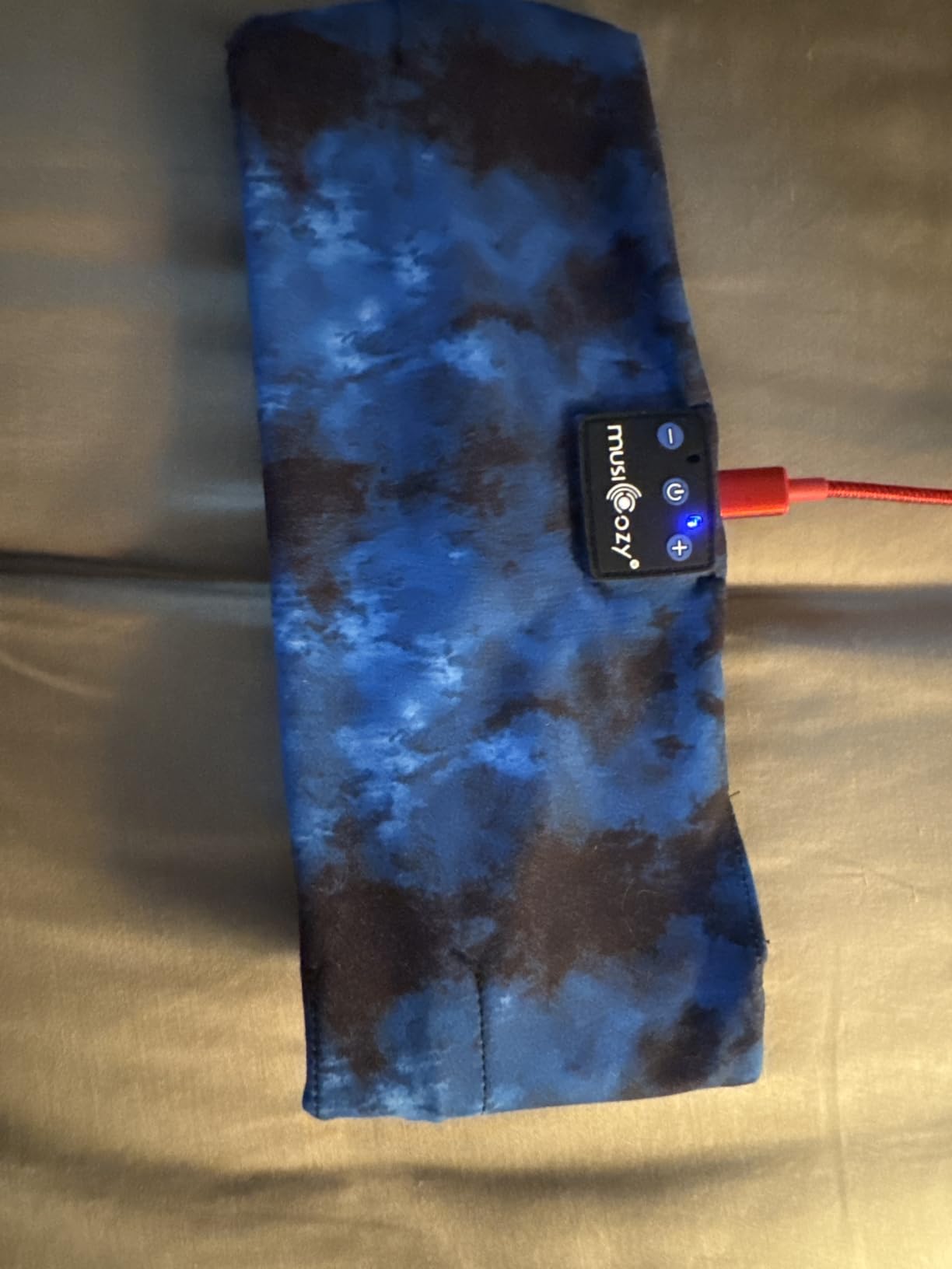 MUSICOZY Sleep Headphones Tie-Dye Bluetooth Headband Headphone for Sleeping | Wireless Sport Headbands Earphones Sweat Resistant Earbuds for Workout Running Cool Gadgets Unique Gifts for Women customer photo 2