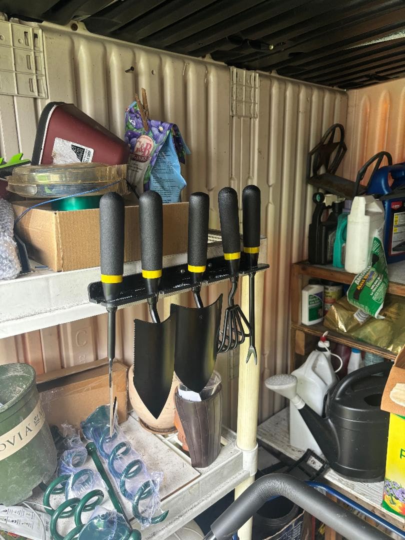 Kemaier Garden Tool Set - Featuring a Heavy-Duty Stainless Steel Hand Cultivator, Transplant Shovel, Trowel, Crack Weeder, and Dandelion Weeder - The Ultimate, Unbreakable Gardening Gift customer photo 1
