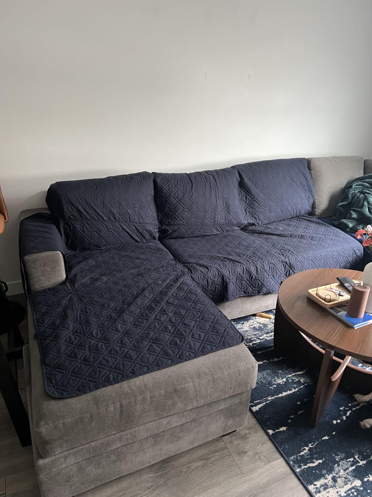 VANSOFY Upgraded Sectional Couch Covers 100% Waterproof customer photo 1