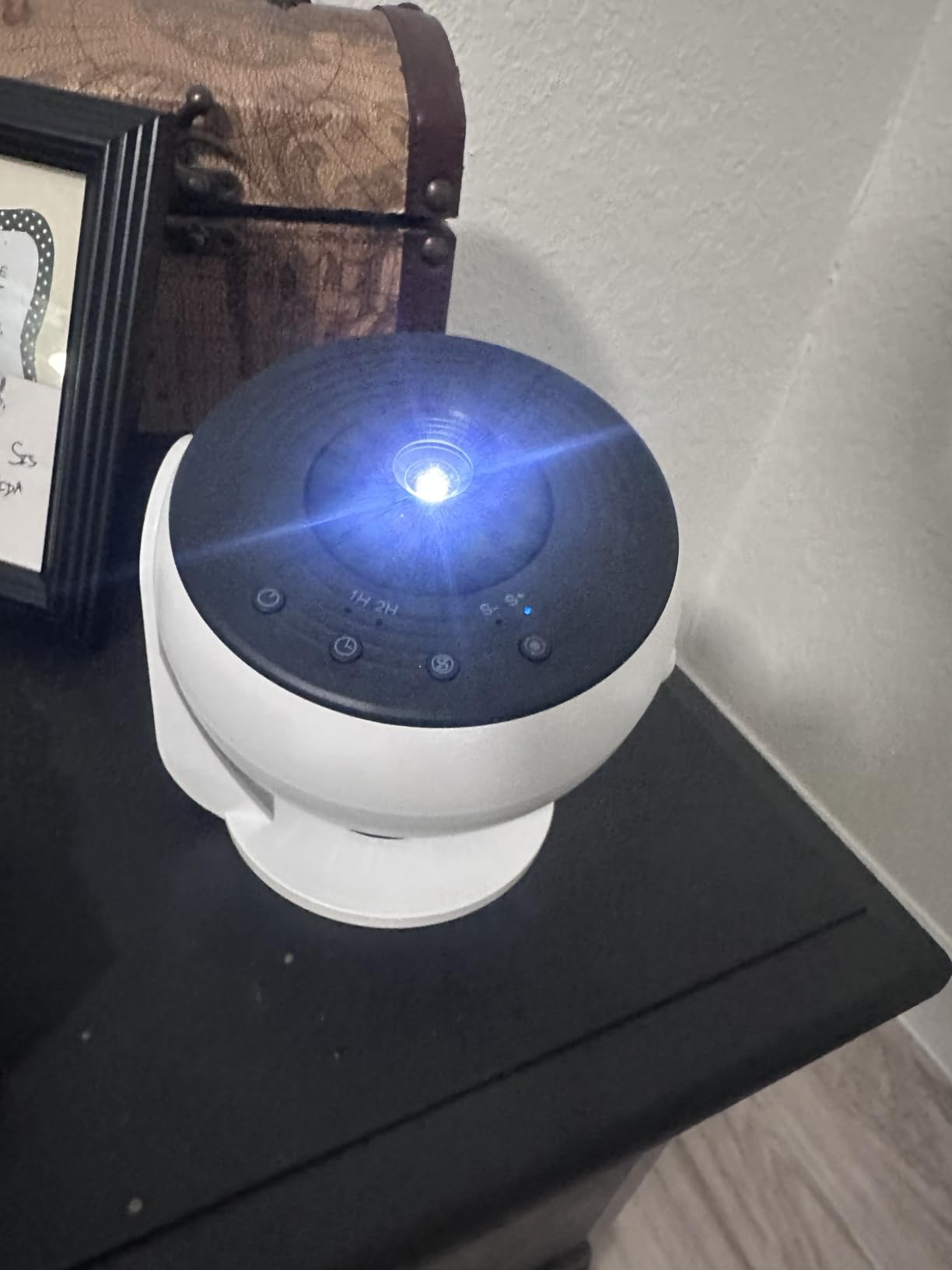 Planetarium Projector Pro for Bedroom, 13 in 1 Star Projector Galaxy Light, Ceiling Night Light Milky Way Mood Lighting with Timer, LED Space Galaxy Lamp Bedroom Room Decor for Adults Kids - White customer photo 1