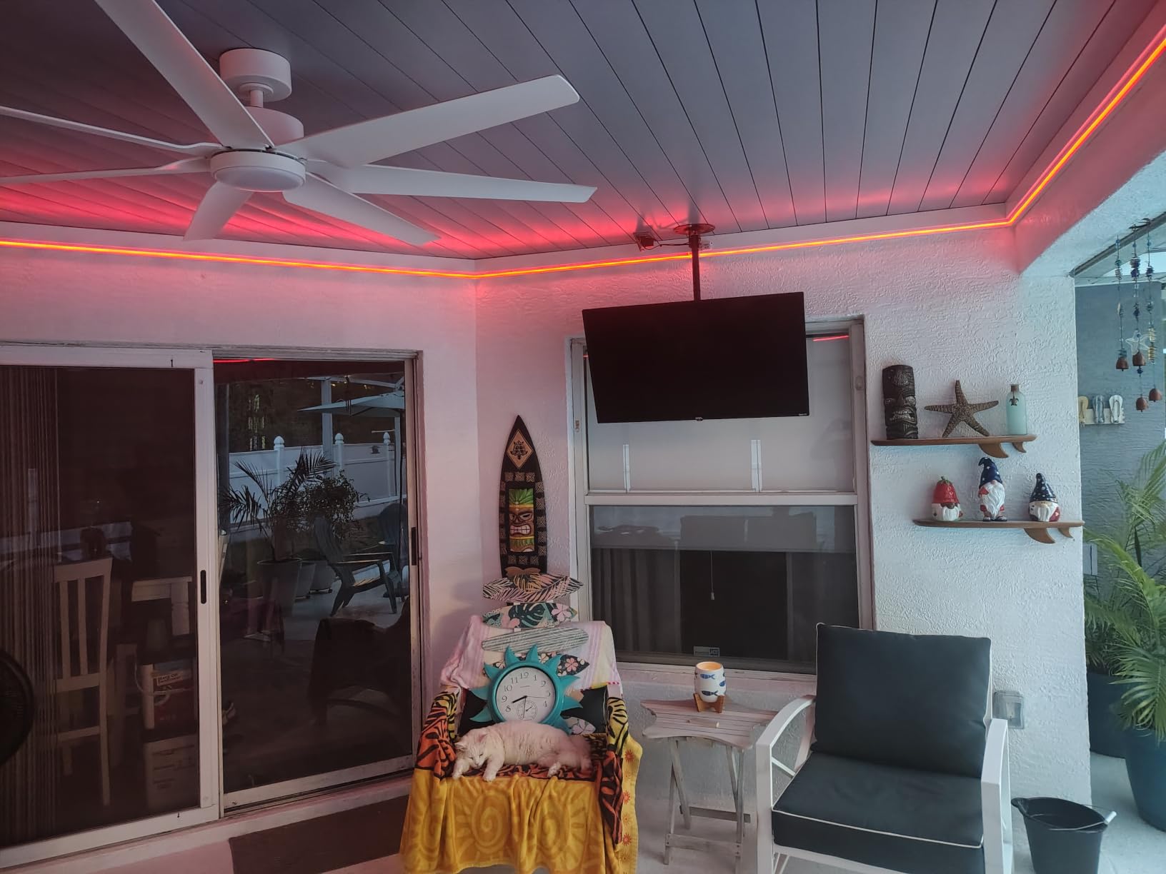 SILFU Neon Rope Lights, 50FT RGB LED Strip Lights, Waterproof IP67 LED Lights for Bedroom, DIY Design, Music Sync, 44 Key Remote Control, Multiple Modes for Bedroom, Holiday Decoration customer photo 1