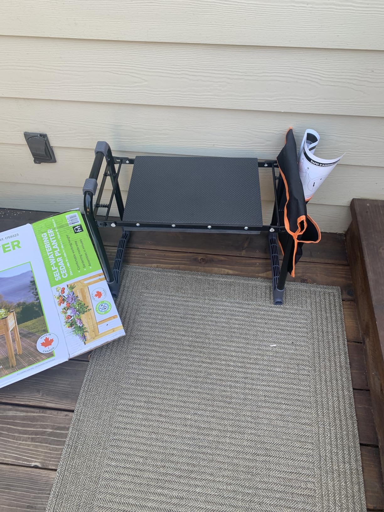 CZZXI Garden Kneeler and Seat, Wider and Thicker Kneeling Pad customer photo 1