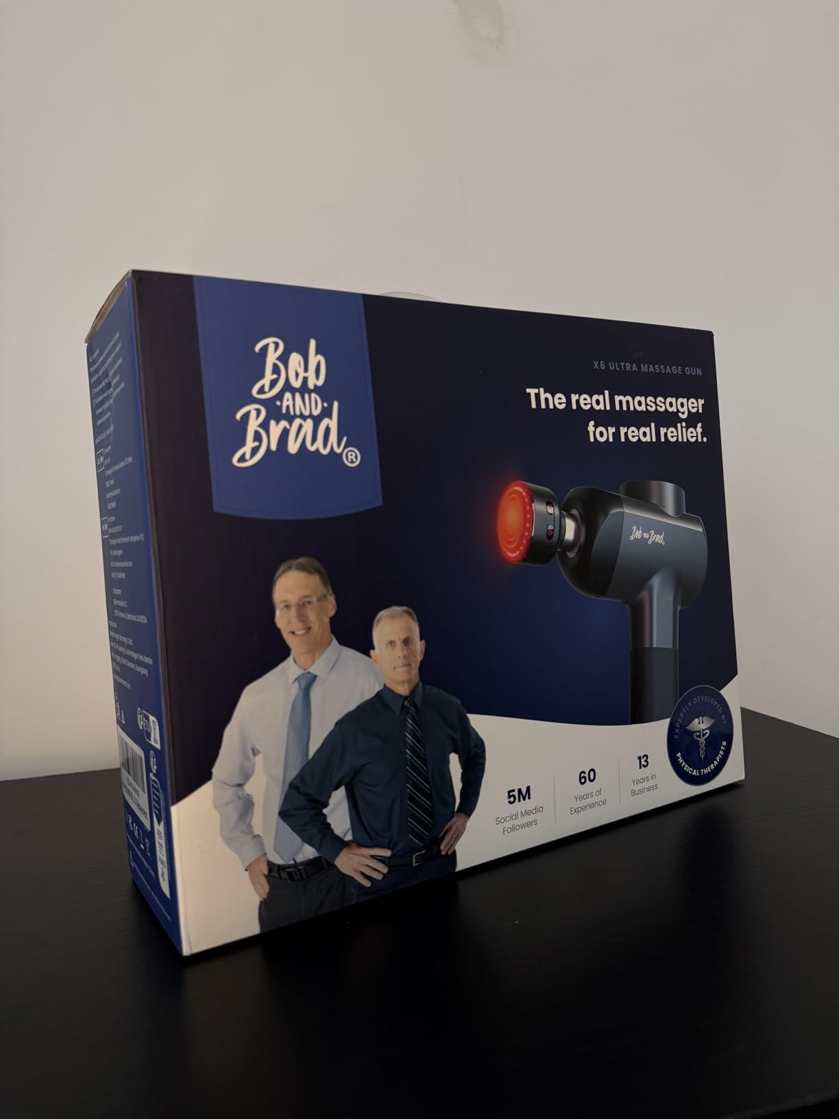 BOB AND BRAD X6 Pro Max Massage Gun with Heat and Cold, FSA Eligible HSA | Deep Tissue Percussion Massager Gun for Athletes, Metal Head & 5 Speeds, Handheld Muscle Massager for Body & Back Pain Relief customer photo 1