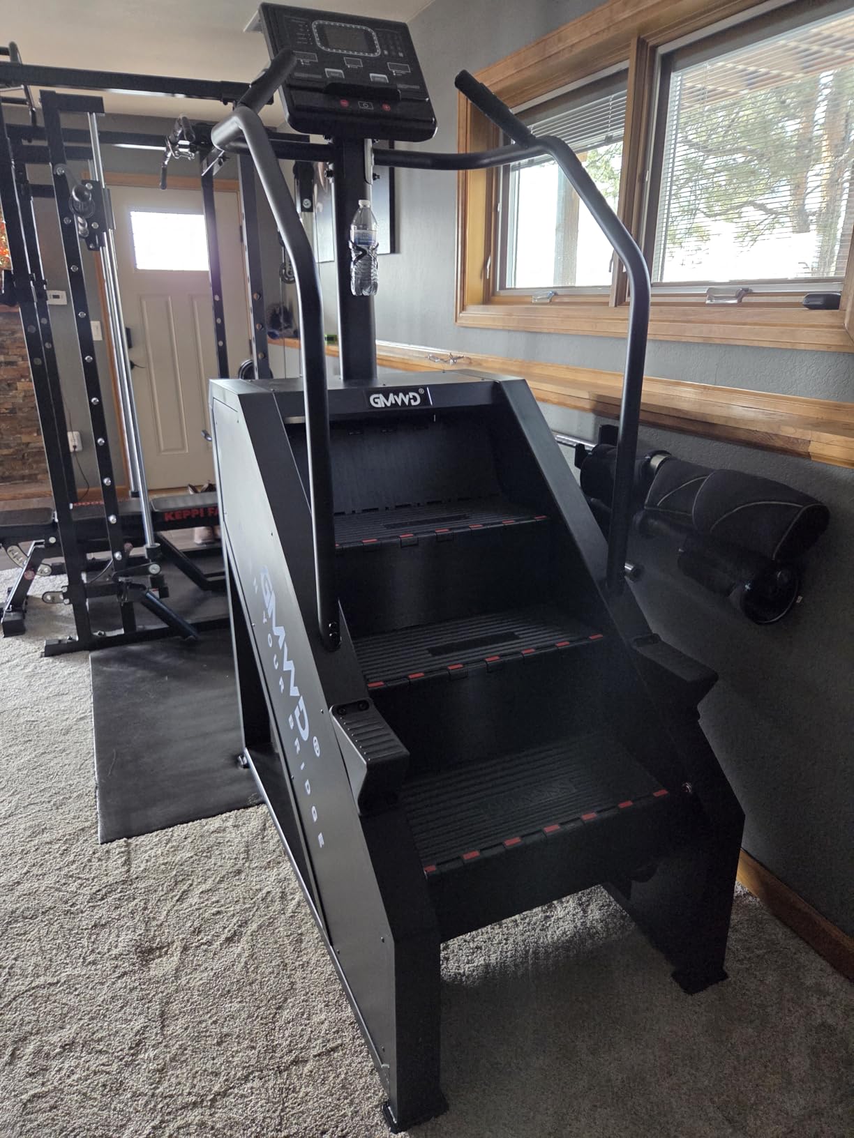 GMWD Stair Stepper Machine, Commercial Grade Stair Climber with Bluetooth, Stair Machine for Cardio, 15 Resistance Levels, 24-164 Steps/Min, Exercise Machine with LED Display for Home customer photo 2