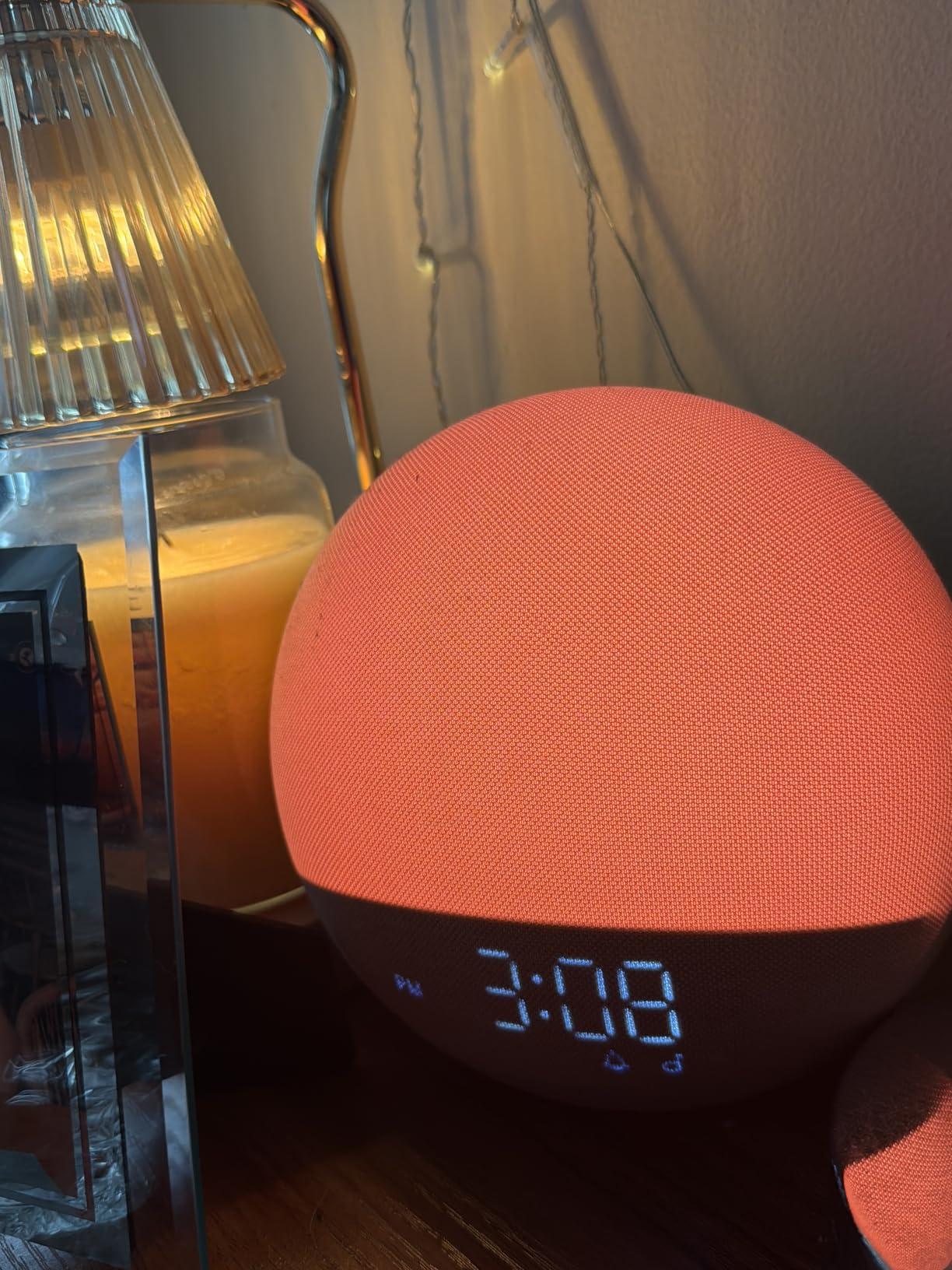 Sunrise Alarm Clock White Noise Machine: Natural Wake Up Light - Dimmable Clock with Bluetooth Speaker for Bedroom - 25 Sleep Sounds for Baby Adults Kids Putty customer photo 1