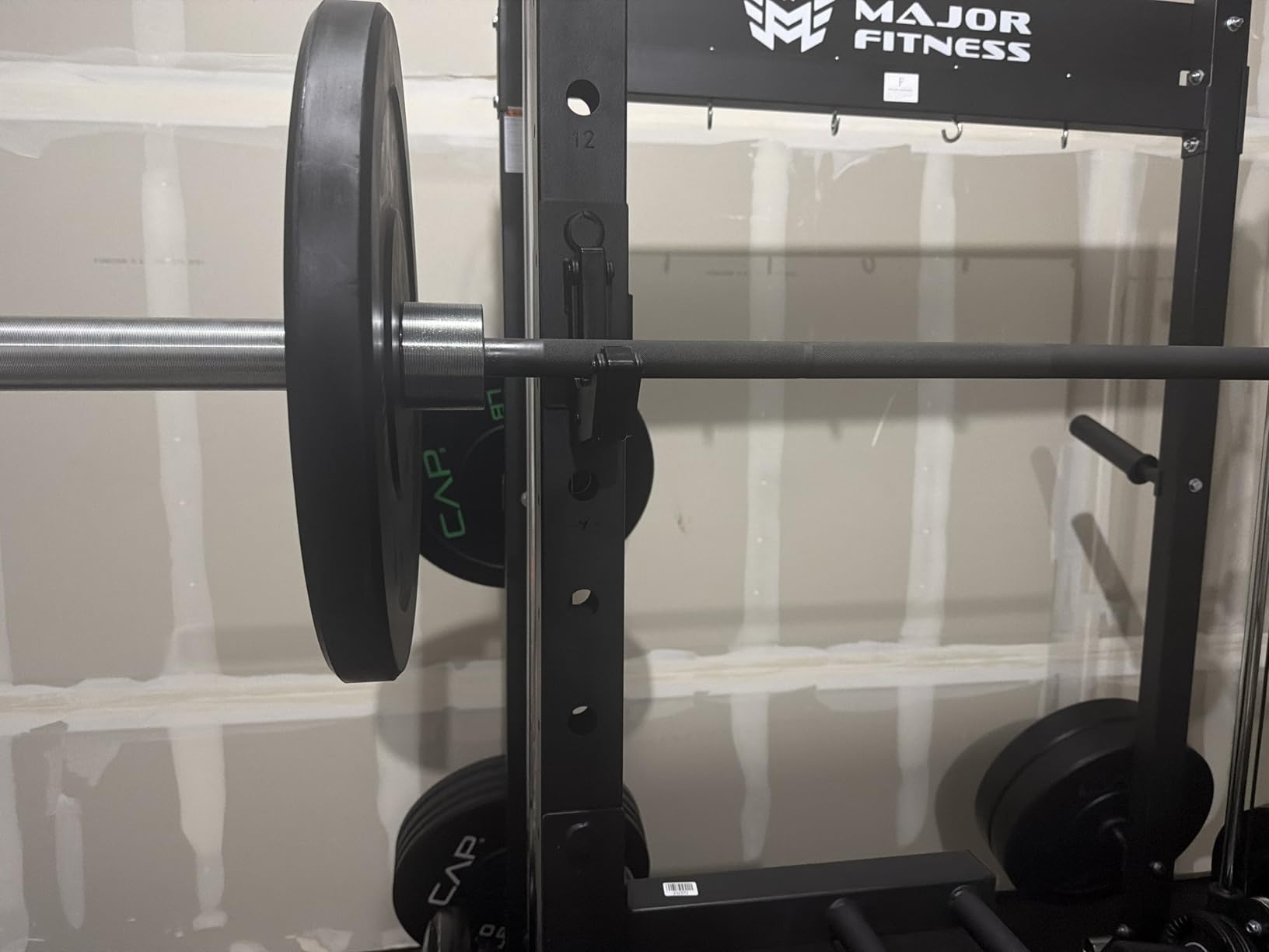 CAP 2-inch Olympic Bumper Plate Weight Set | 100-370 lbs | Multiple Colors | Storage Rack Optional customer photo 2