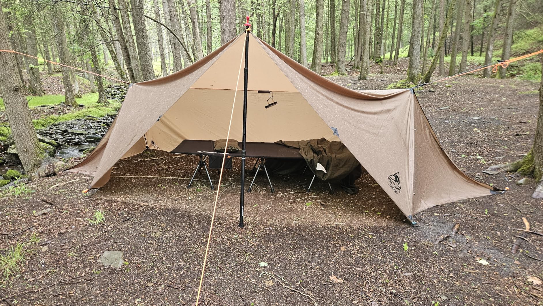 ONETIGRIS SUPRANUBIS Camping Cot, Height Adjustable with Cot Leg Extenders, Strong Support 330lbs, Lightweight Comfortable Folding Bed for Camping, Hiking, Travel, Truck, Beach, Office Nap customer photo 1