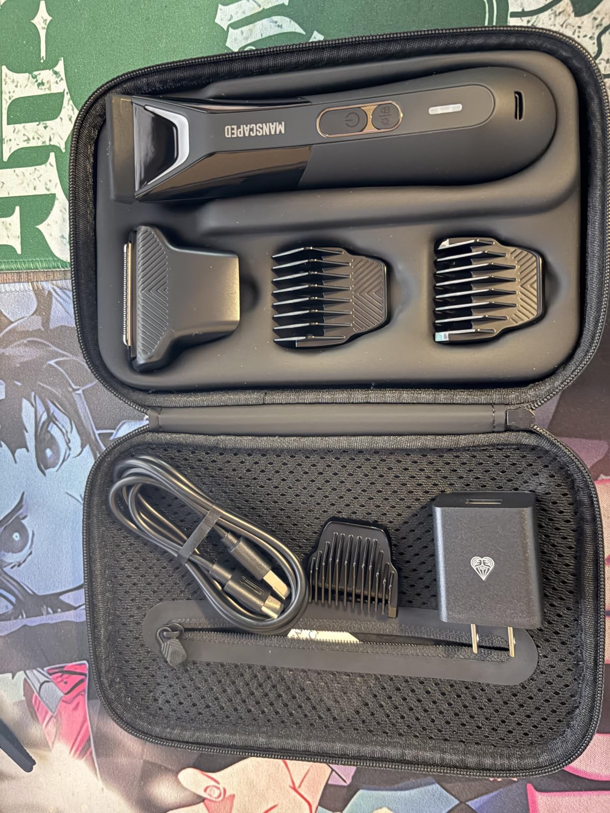 MANSCAPED® The Lawn Mower® 5.0 Ultra Men's & Women's Groin & Body Hair Trimmer - Dual-Head SkinSafe® Trimmer & Foil Blades, Waterproof Wet/Dry Groomer, USB-C Rechargeable with Travel Case, White customer photo 1