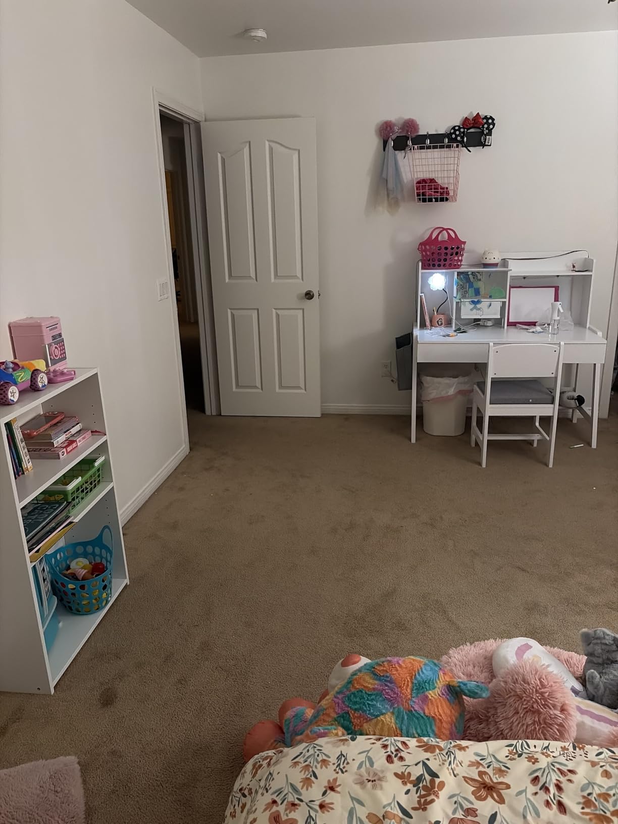 GDLF Kids Desk and Chair Set, Height Adjustable with Hutch, 2 drawers, whiteboard customer photo 1