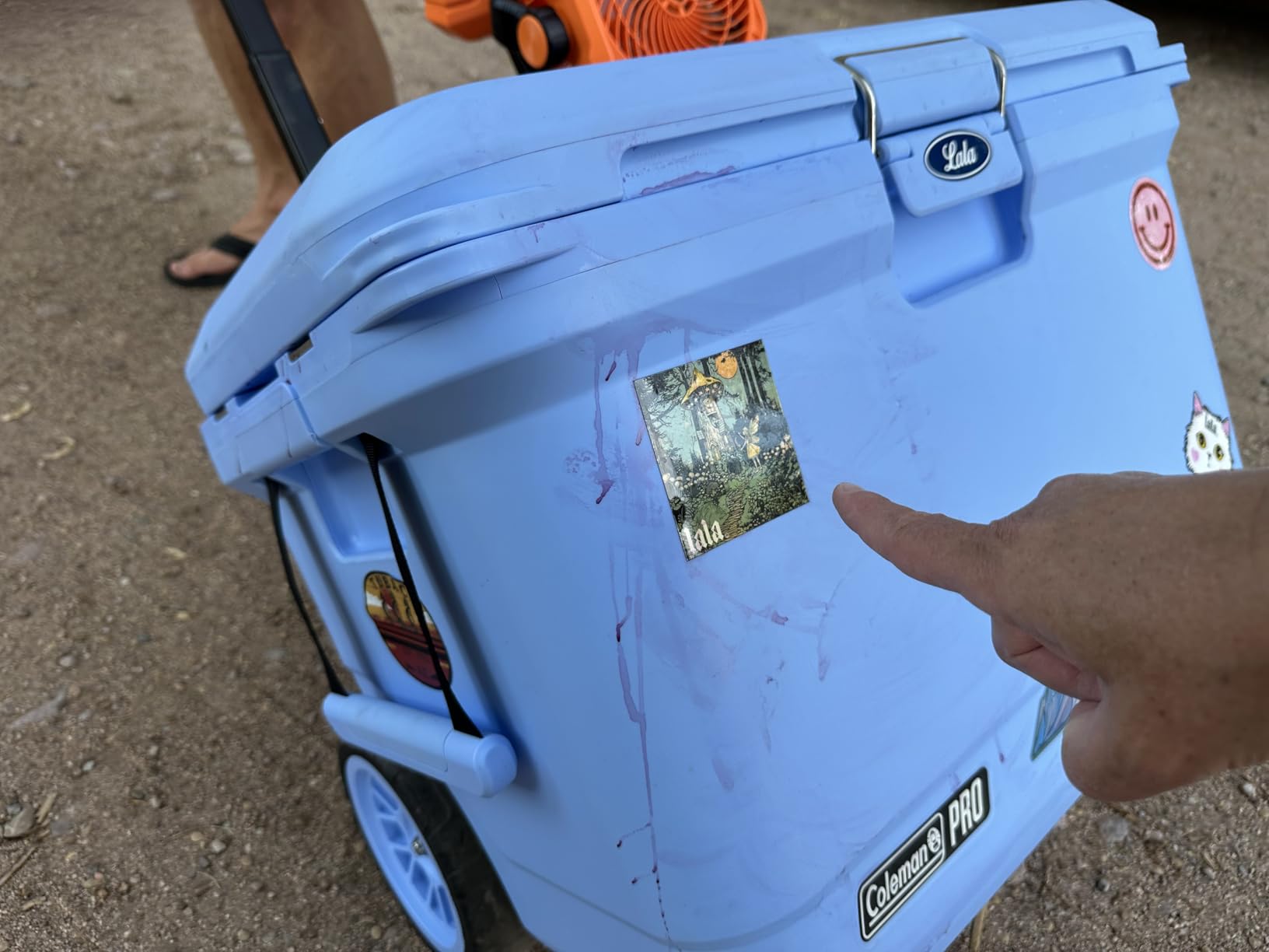 Coleman Pro Heavy-Duty 55qt Wheeled Ultra-Light Premium Hard Cooler, Extra-Thick Insulation Keeps Ice up to 5 Days, 92-Can Capacity, Heavy-Duty Wheels customer photo 1