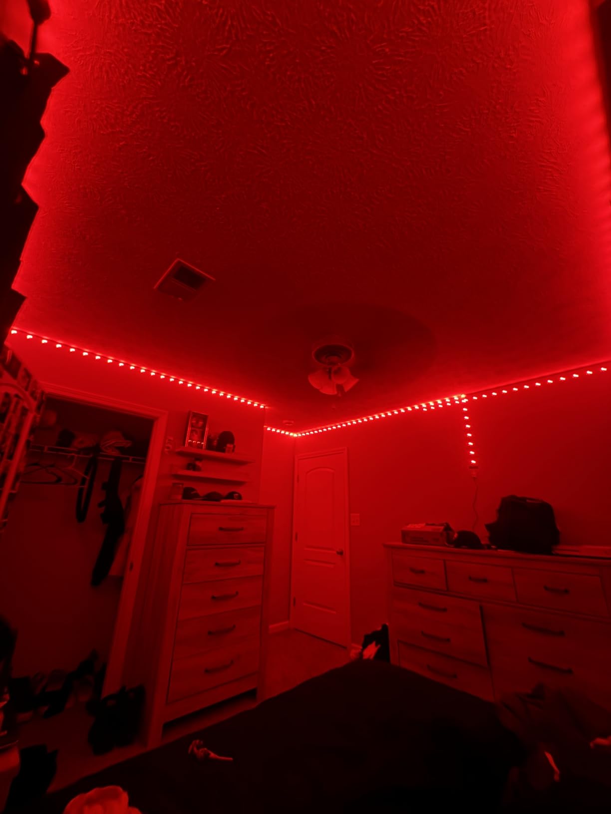 DAYBETTER LED Strip Lights 110ft, Smart Lighting Strips with App Remote Control, RGB Music Sync Color Changing Lights for Bedroom Kitchen Party Home Decor customer photo 1