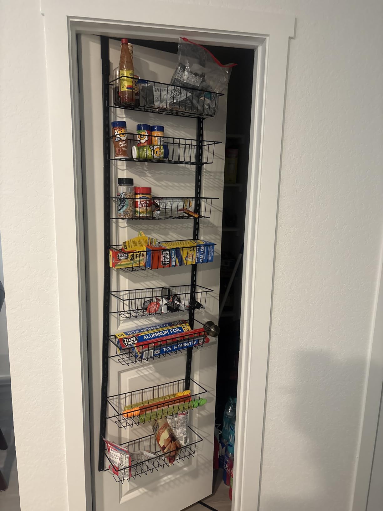 ElegantArray 8-Tier Pantry Door Organizer customer photo 2