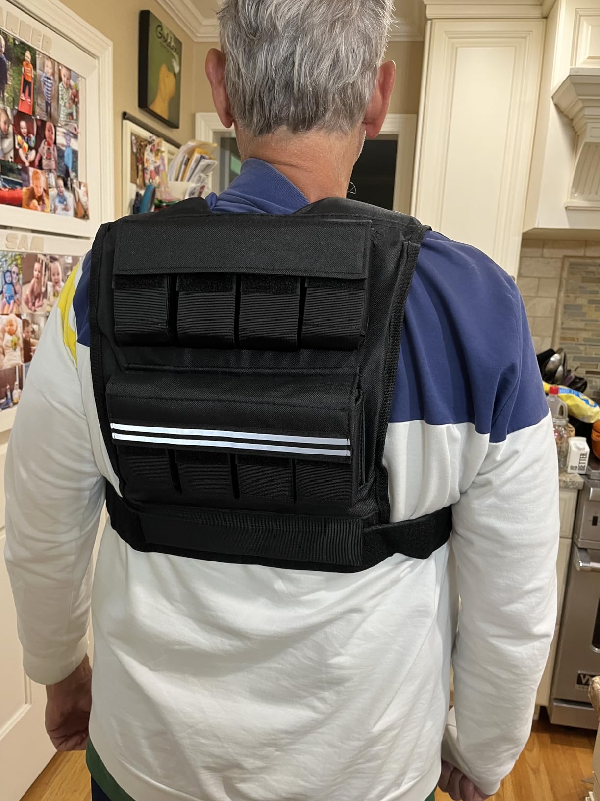 BAGAIL Weighted Vest Men, 20lb/30lb/40lb Adjustable Weight Vest for Woman with Removable Iron Weights, Women's Rucking Vest for Walking, Workout, Running, Strength Training customer photo 2