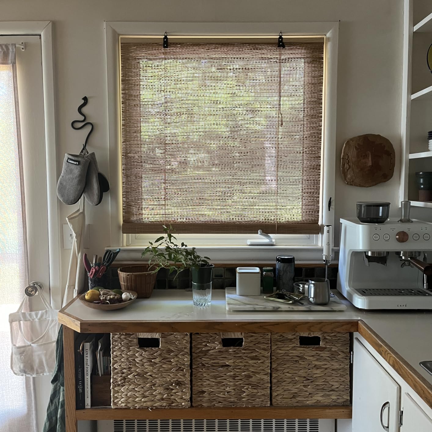 BAYUE Bamboo Blinds for Interior Windows, Roll Up Light Filtering, 23x48 in | Bamboo Shades for Indoor Windows with Install hardware for bedrooms, living rooms, dining areas, home offices, and sunrooms customer photo 1