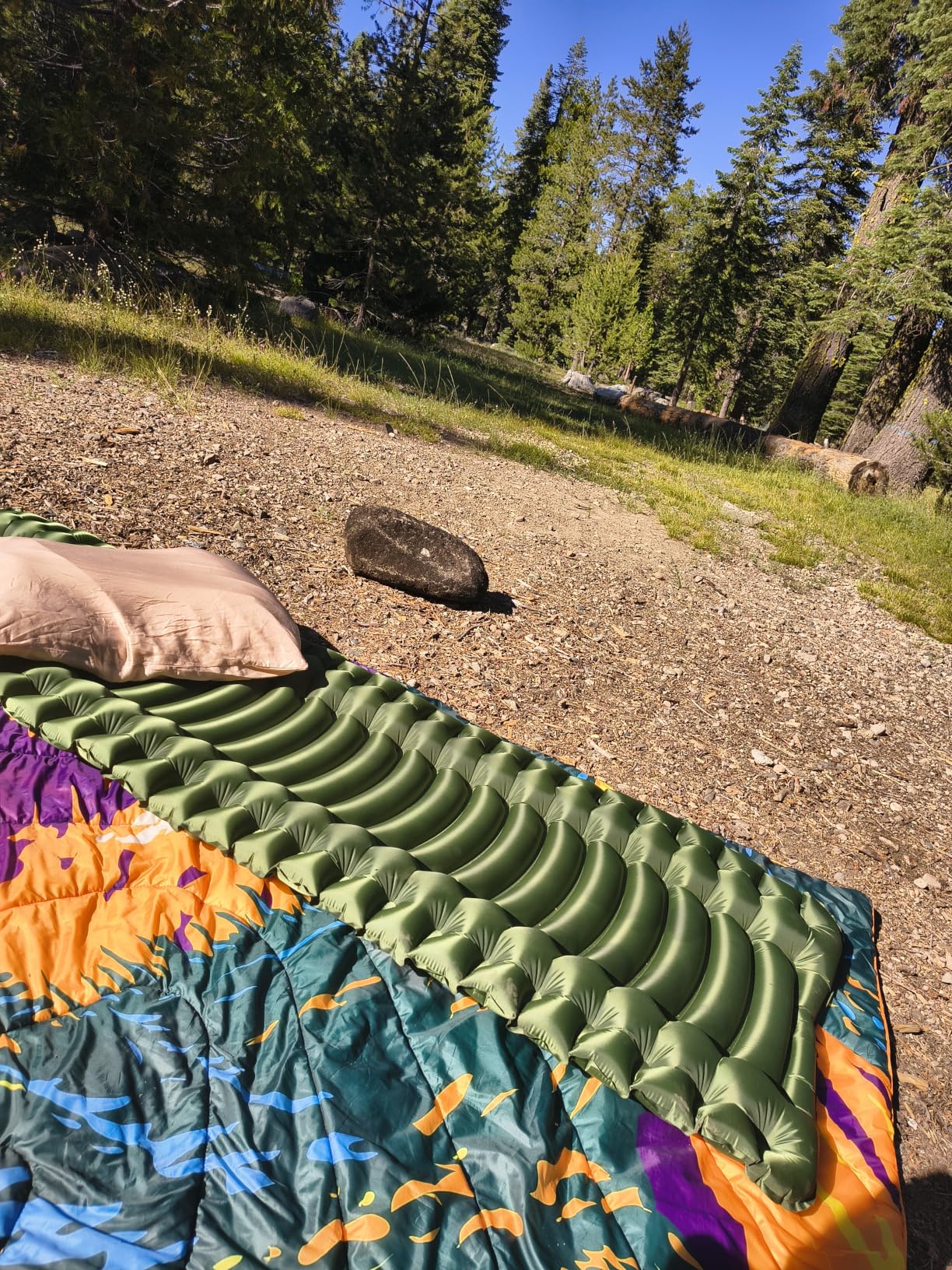 Gear Doctors Ether 17.5oz Ultralight Camping Sleeping Pad - Backpacking Air Mattress - Compact Inflatable Sleeping Mat for Backpacking, Comfortable Outdoor Hiking, Tent, Travel customer photo 2