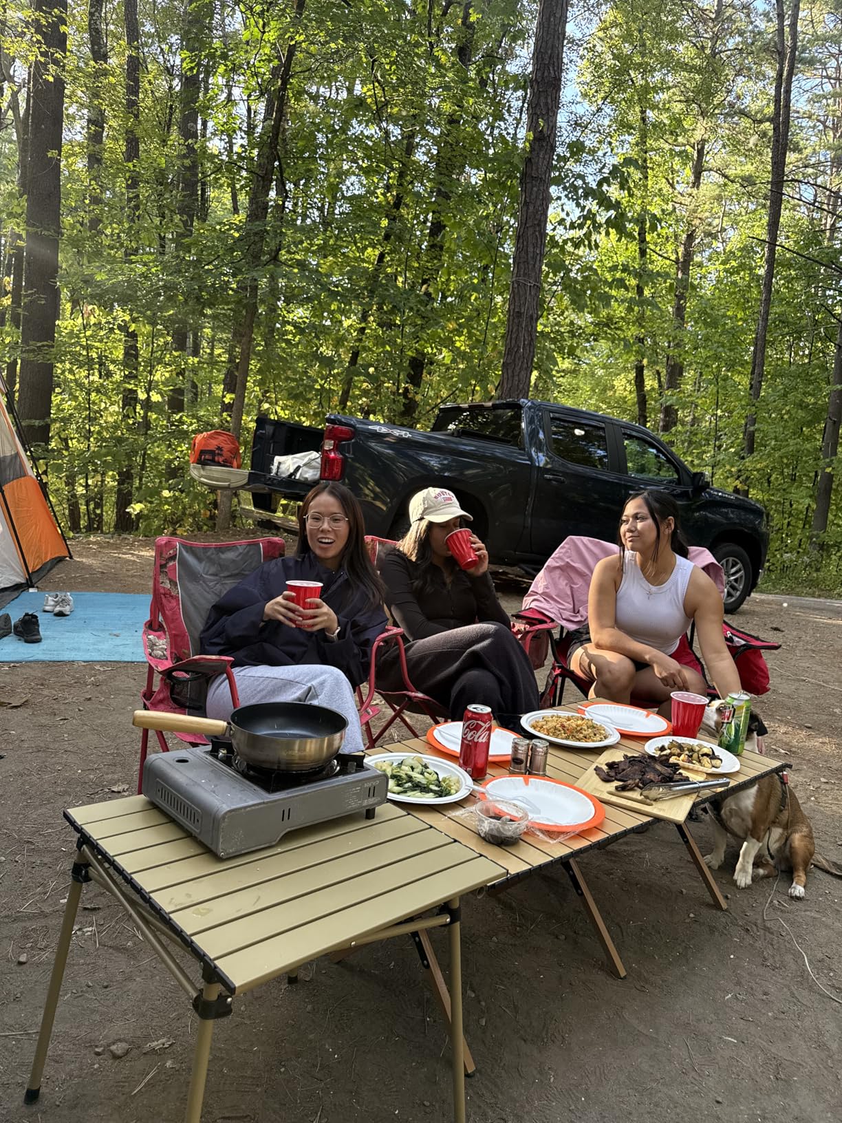 KingCamp Camping Cookware Set, 304 Stainless Steel Camping Pot for 4-6 | Portable Stackable Campfire Cooking Pots Pan and Kettle with Travel Tote Bag for Camping Outdoor Kitchen Cooking Picnic customer photo 1