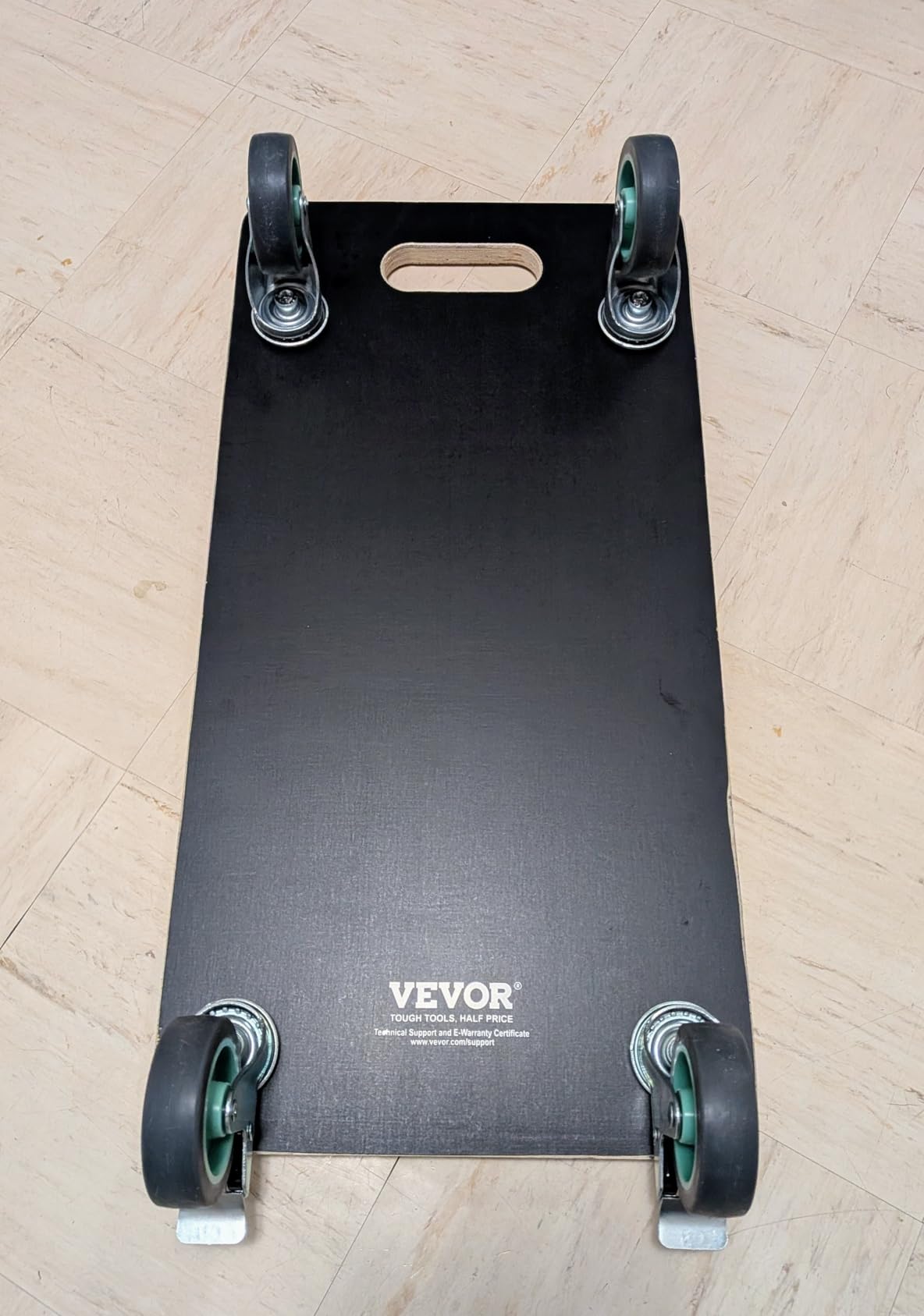 VEVOR Furniture Dolly, 551 lbs Load Capacity, Furniture Moving Dollies with 4 TPR Silent Wheels, Rectangle Multifunctional Flat Dolly for Piano Furniture Couch Washing Machine Fridge, 2 Pack, Black customer photo 1