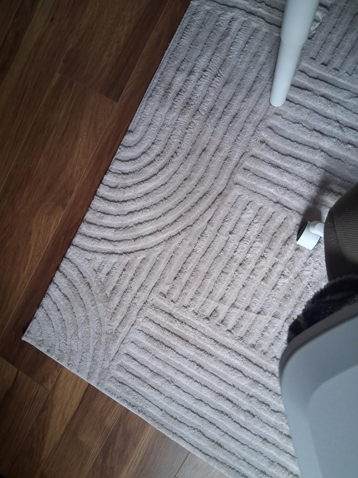 Pauwer 8x10 Area Rugs for Living Room, Modern Non Slip Washable Rug, Beige | Arch Pattern, Soft Fluffy, Neutral, Boho Accent, Solid Color Floor Carpet, For Kids Room Dining Room Nursery Entryway customer photo 1