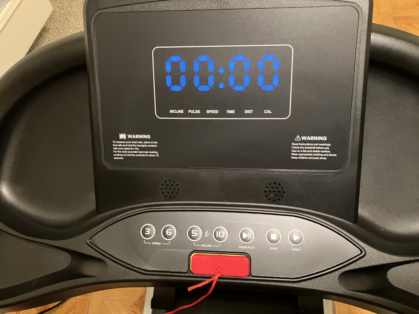 WELLFIT Home Treadmills 400+LBS Capacity, 4.0HP Heavy Duty Treadmill 15% Auto Incline Climb Running, Foldable Treadmill with Handrail, Wide Belt 18*43 in, 95% Pre-installed, Small Commercial Treadmill customer photo 2