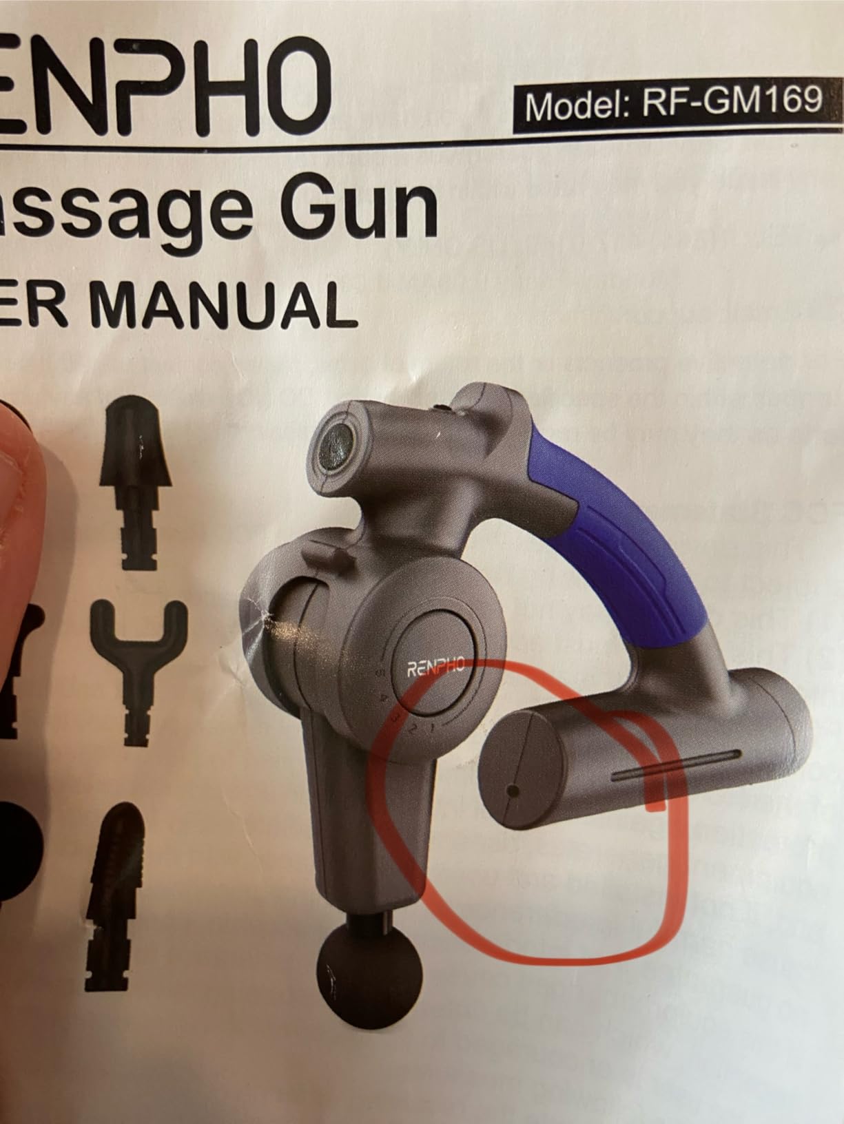 RENPHO Active Thermacool Massage Gun Deep Tissue with Heat & Cold, 5 Speeds | Back Massager for Deep Tissue Muscle Relief, Percussion, Gift For Men, Women & Athletes, FSA Eligible HSA, Carry Case customer photo 1