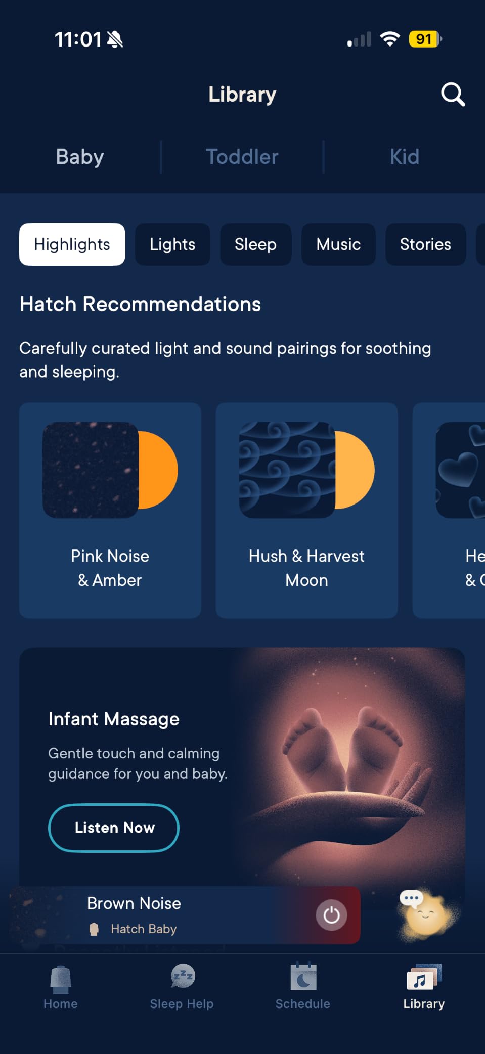 Hatch Baby Sound Machine & Night Light Routine Builder (Putty) | White noise machine, night light, toddler & kid time-to-rise alarm clock, registry essential with 3 months of sleep support customer photo 2