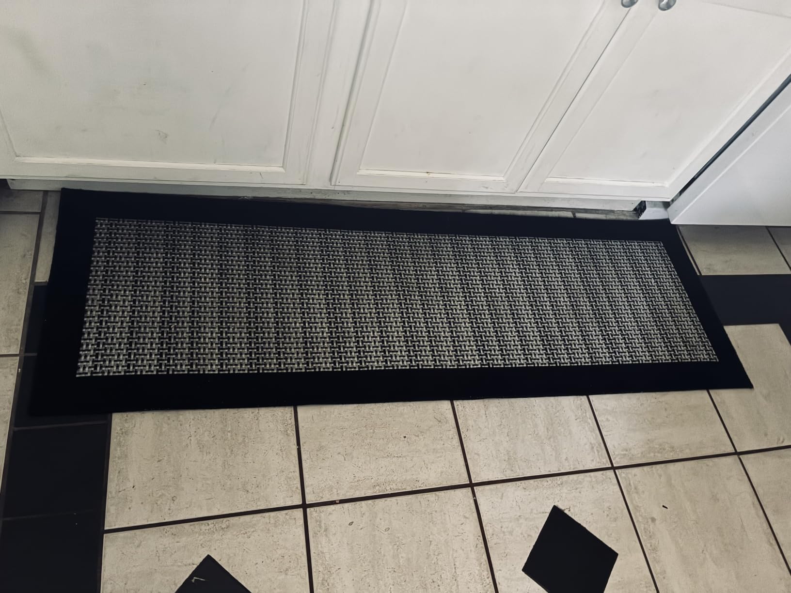 StepRite Chenille Kitchen Rug, Kitchen Mat for Floor, 32'' x 20'', Grey | Absorbent Chenille, Non-Slip Backing, Machine Washable, Ideal for Kitchen Sink, Entryway, Laundry Room & Office customer photo 2