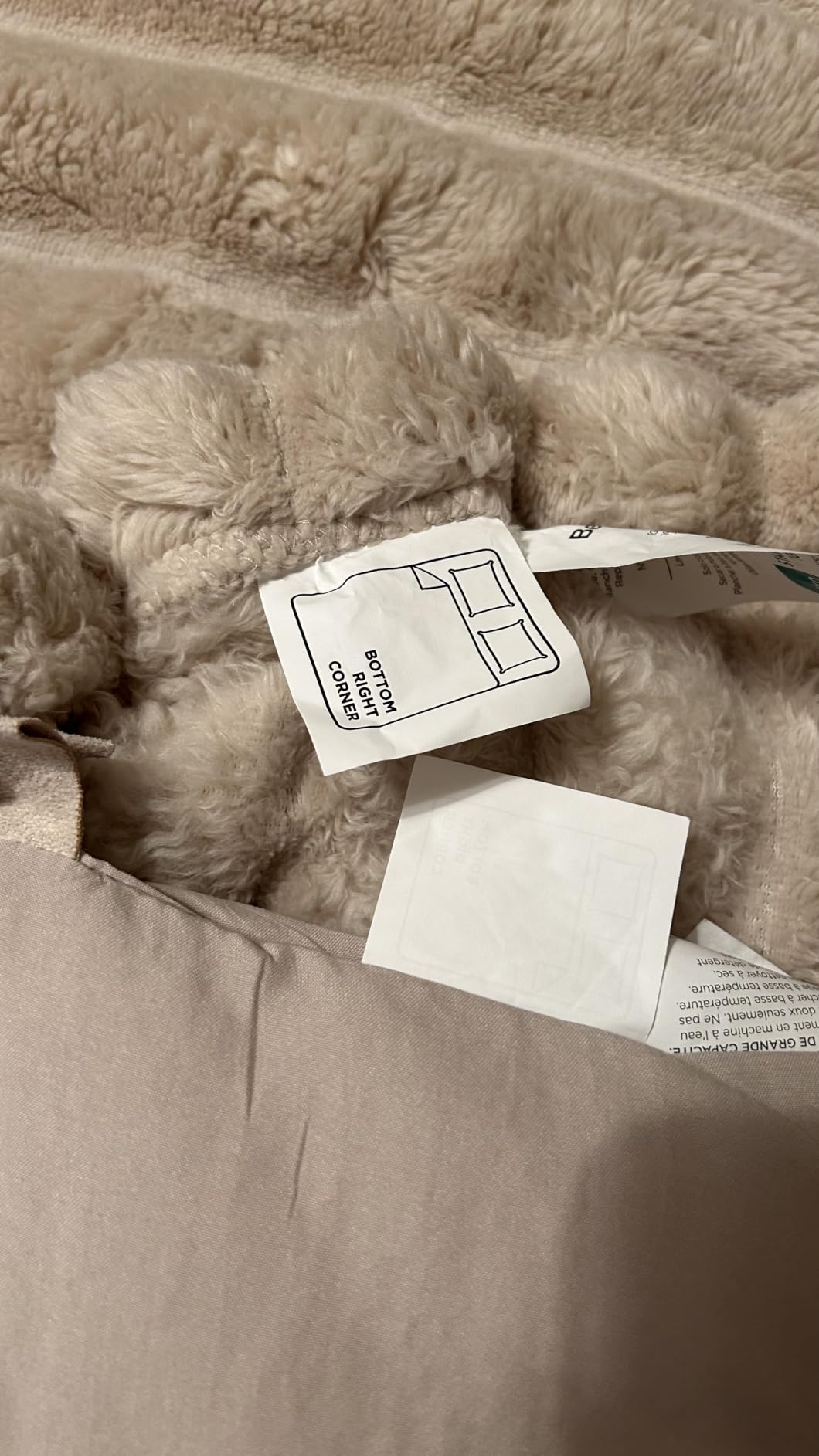 Bedsure Gentlesoft 2-in-1 King Size Comforter Set and Detachable Fluffy Blanket, Beige Bedding Set for All Season Use, Detachable Design for Space Saving (Includes 2 Pillow Shams, 2 Pillowcases) customer photo 1
