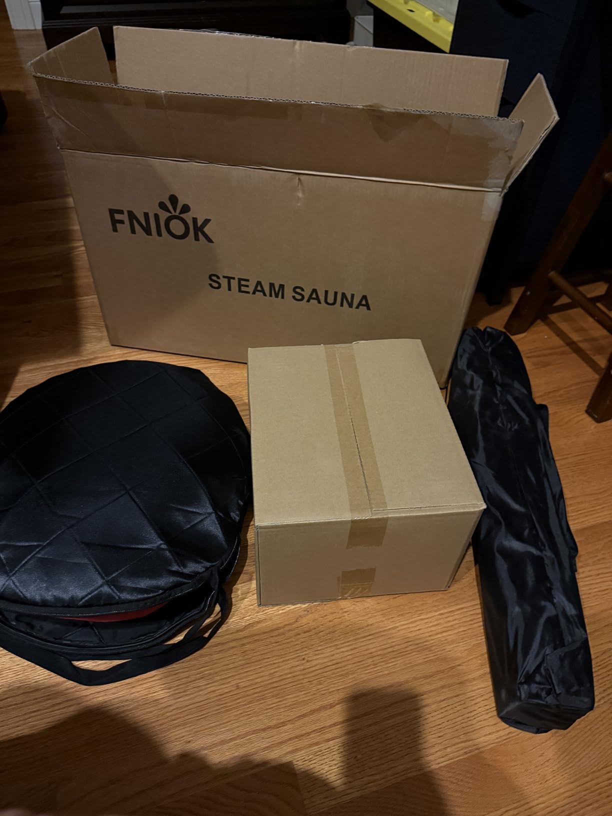 Portable Steam Sauna at Home, 9 Levels Heating, Sauna Tent for Home with Steamer and Folding Chair, Sauna for Relaxation, Detoxification, Spa customer photo 2
