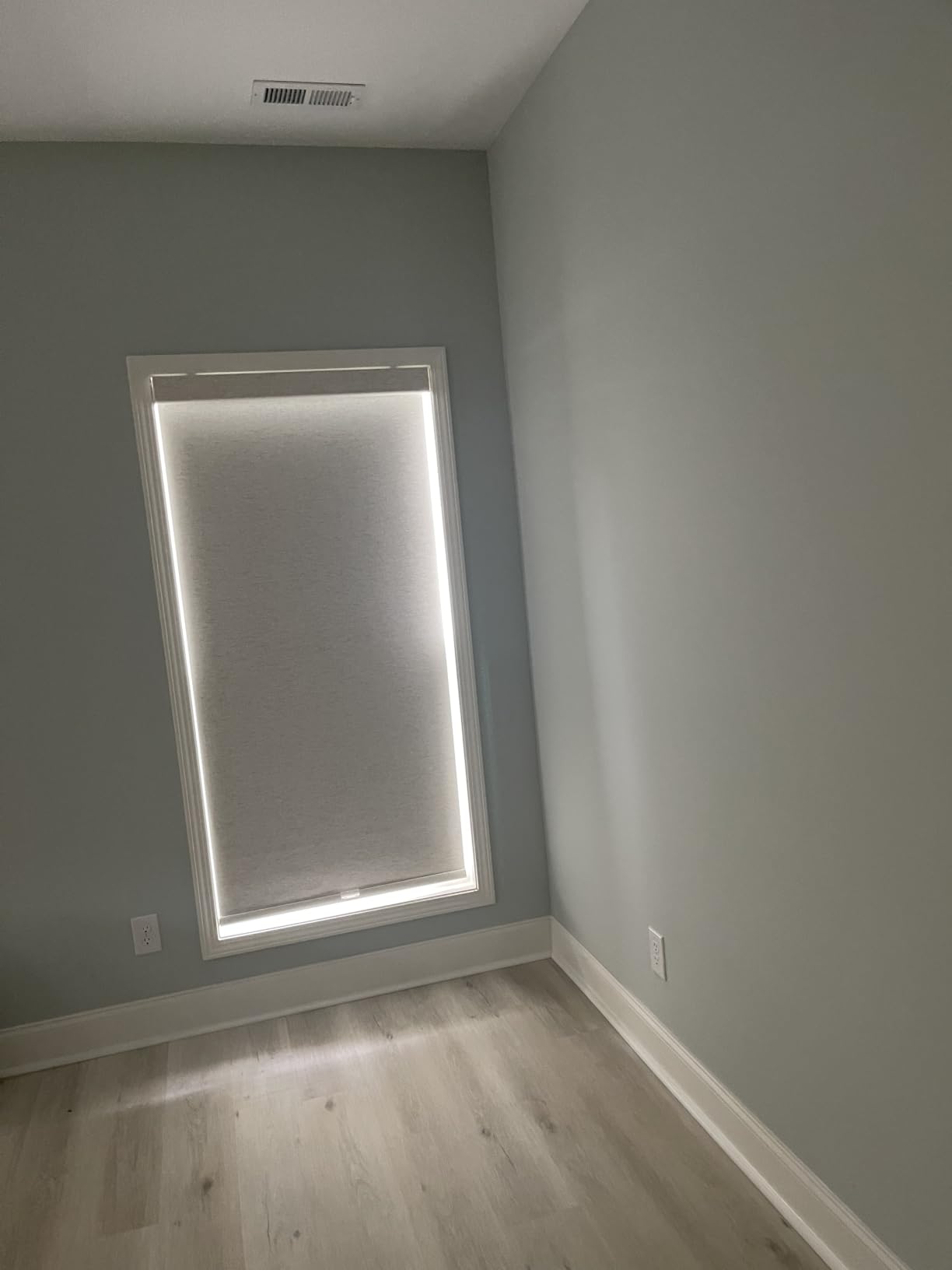 Persilux Blackout Roller Shades for Indoor Window Blinds, Cordless, Linen Fabric, Thermal Insulated Fabric UV Protection Shades for Home, Office, Bedroom, Door, Blackout-Cream, Custom Size customer photo 1