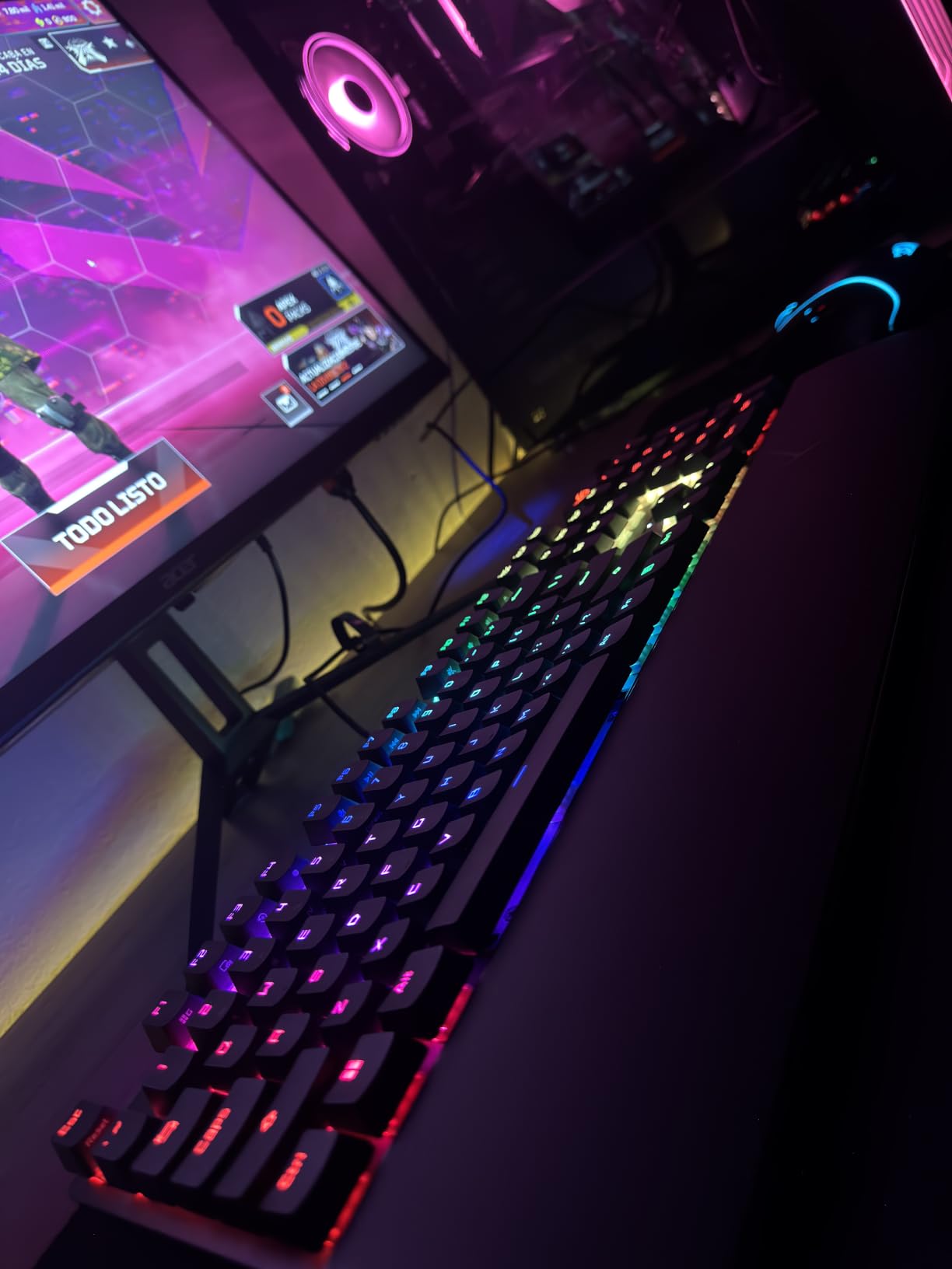ASUS ROG Strix Scope II X Wired USB Mechanical Gaming Keyboard - 100% Full-Size, Hot Swappable Pre-lubed ROG NX Snow V2 Linear Switches, PBT Keycaps, RGB, PC/Mac Support - Black customer photo 1