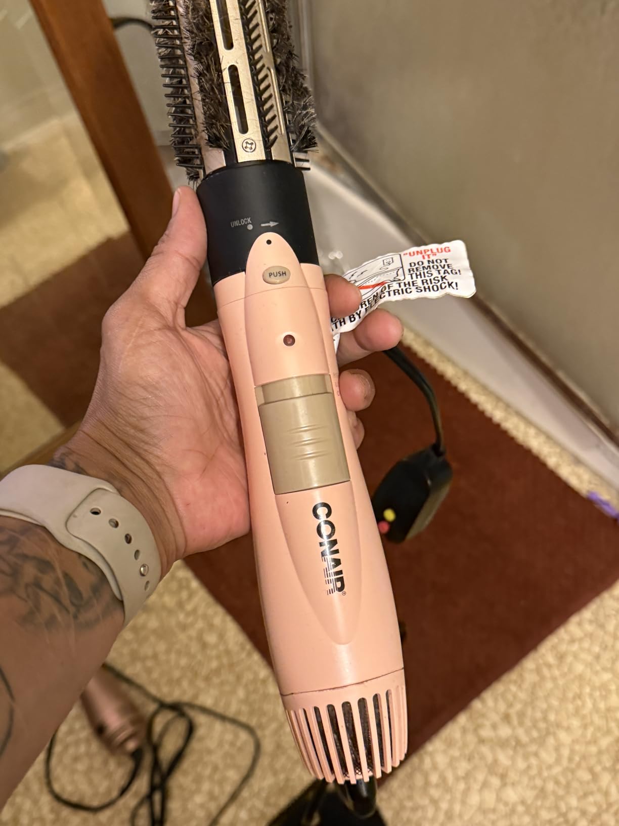 Conair Thermal Brush Set, Double Ceramic, Interchangeable, 1.25